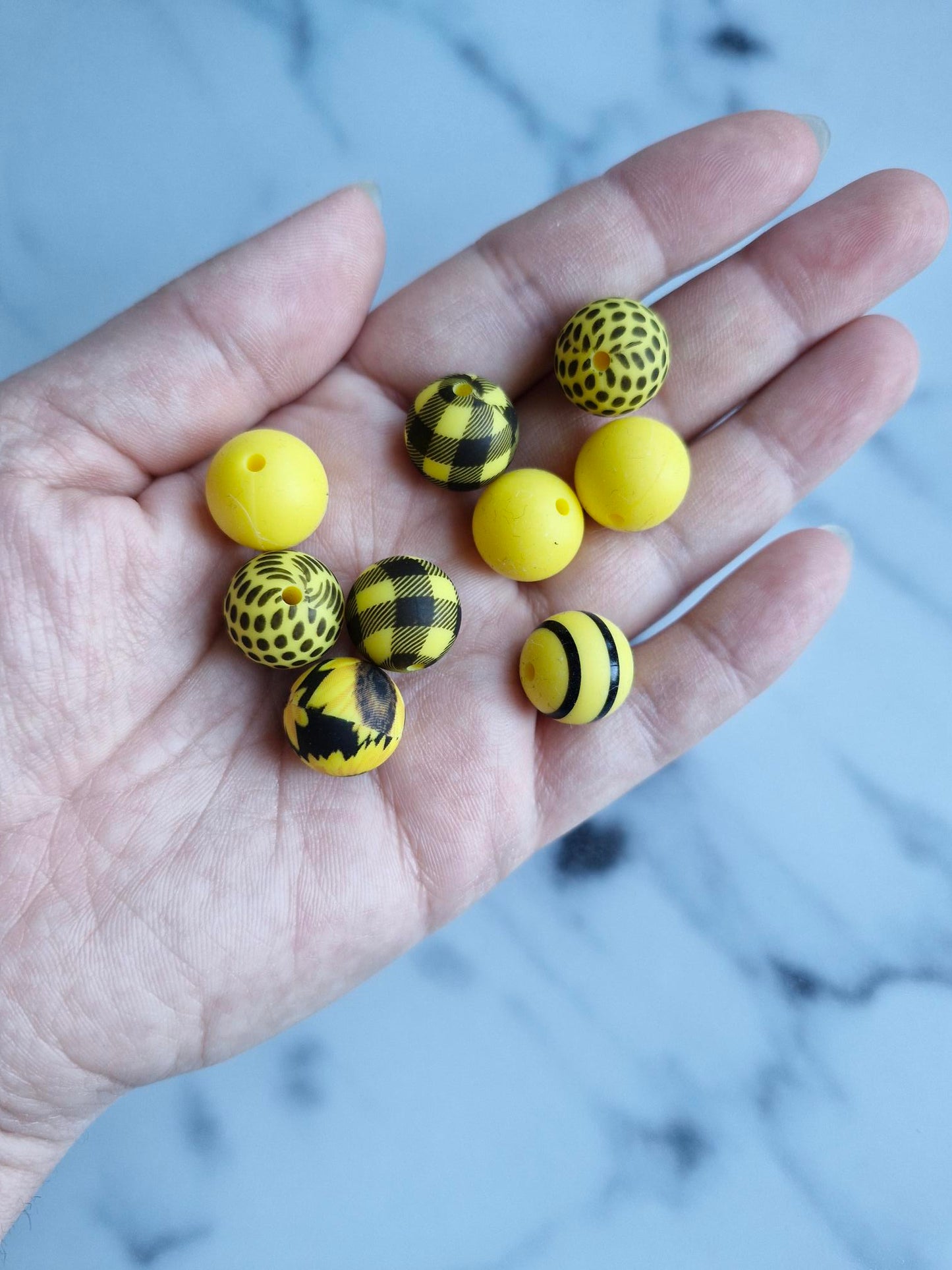 DIY Silicone Beads "Yellow"