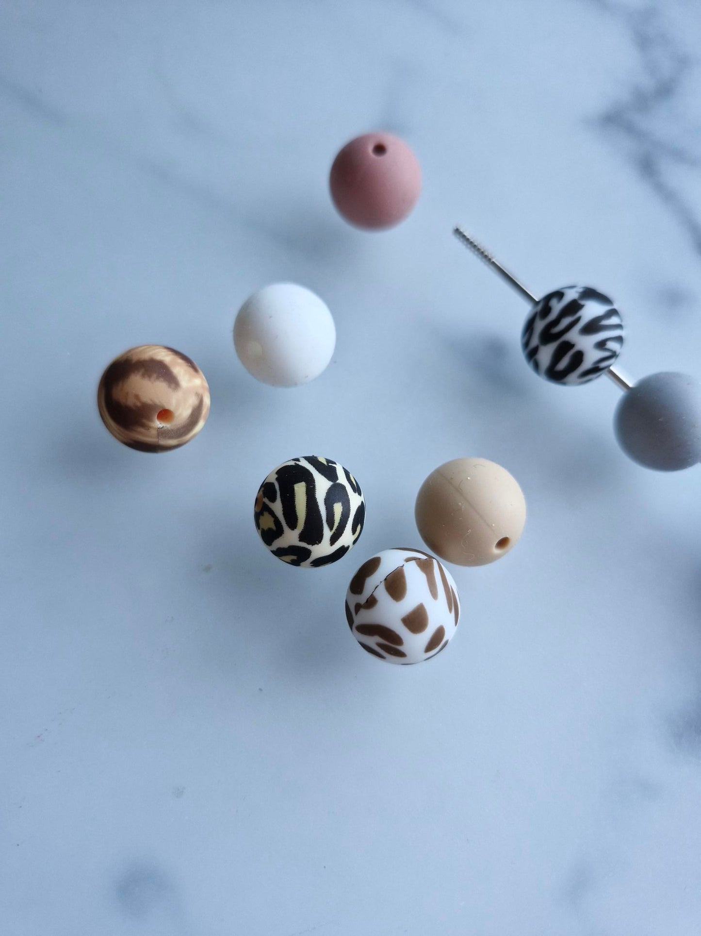 DIY Silicone Beads "Leopard"