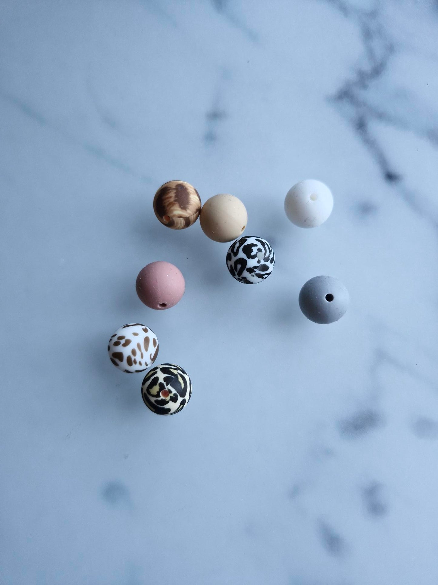 DIY Silicone Beads "Leopard"