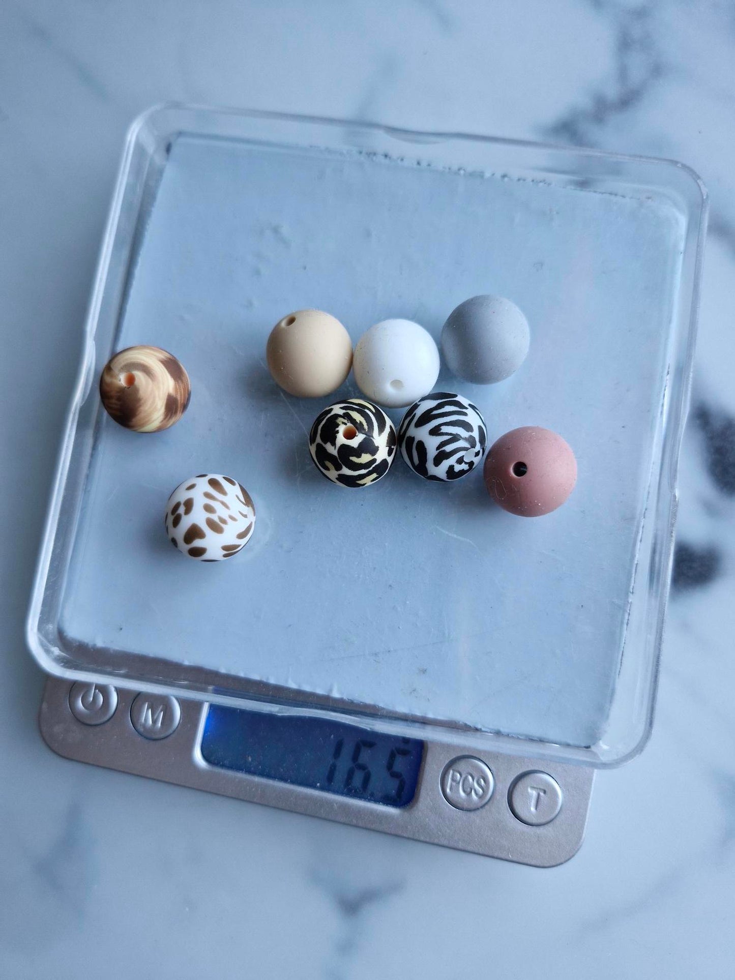 DIY Silicone Beads "Leopard"