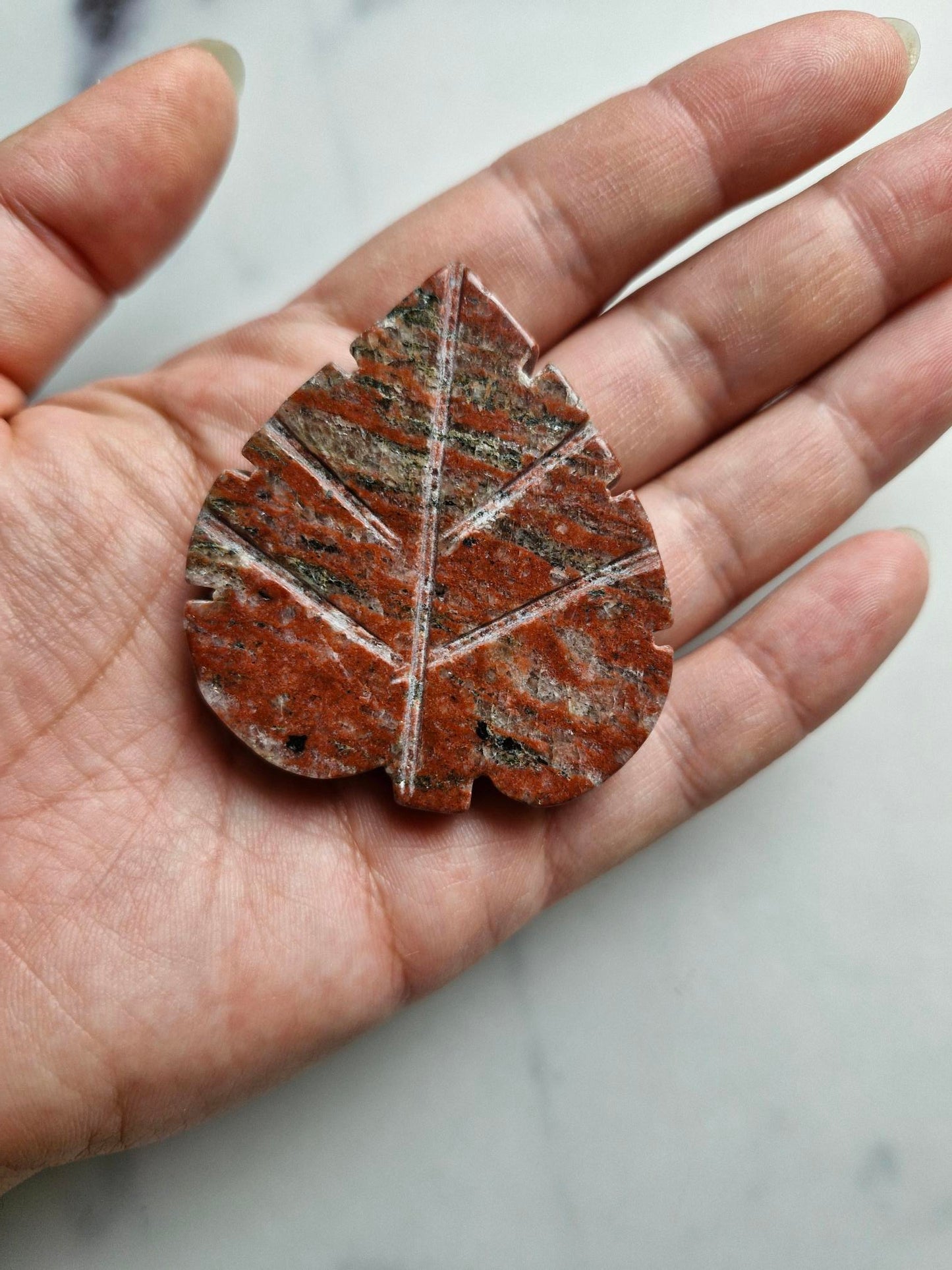 Brecciated Jasper Leaf