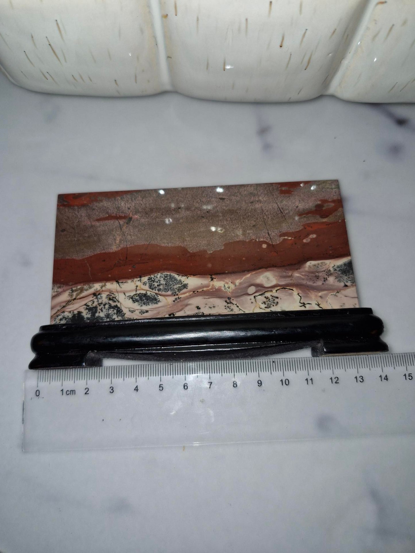 Picture Stone Slab on a Stand