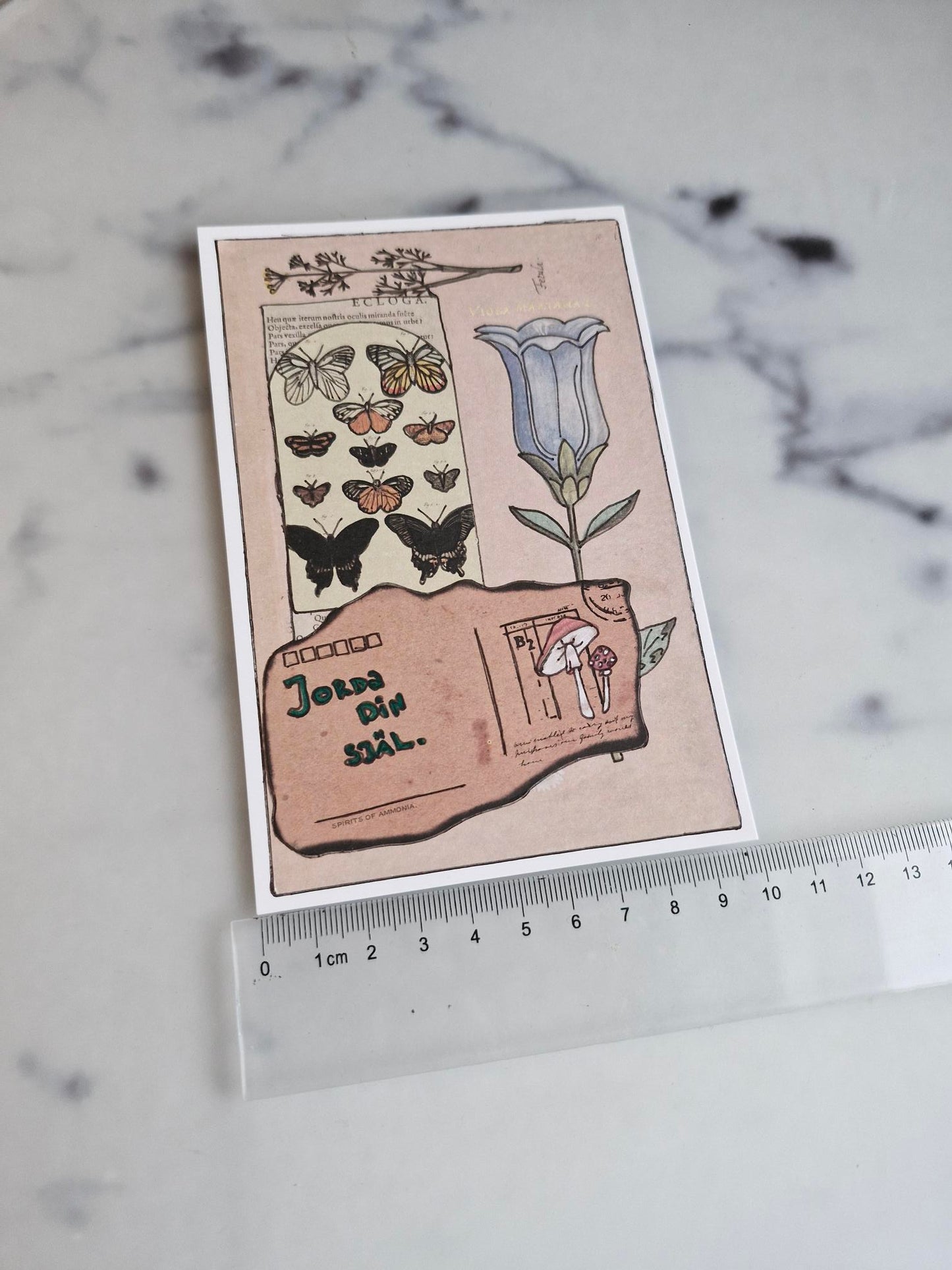 Unique Handmade Greeting Card "Jorda"