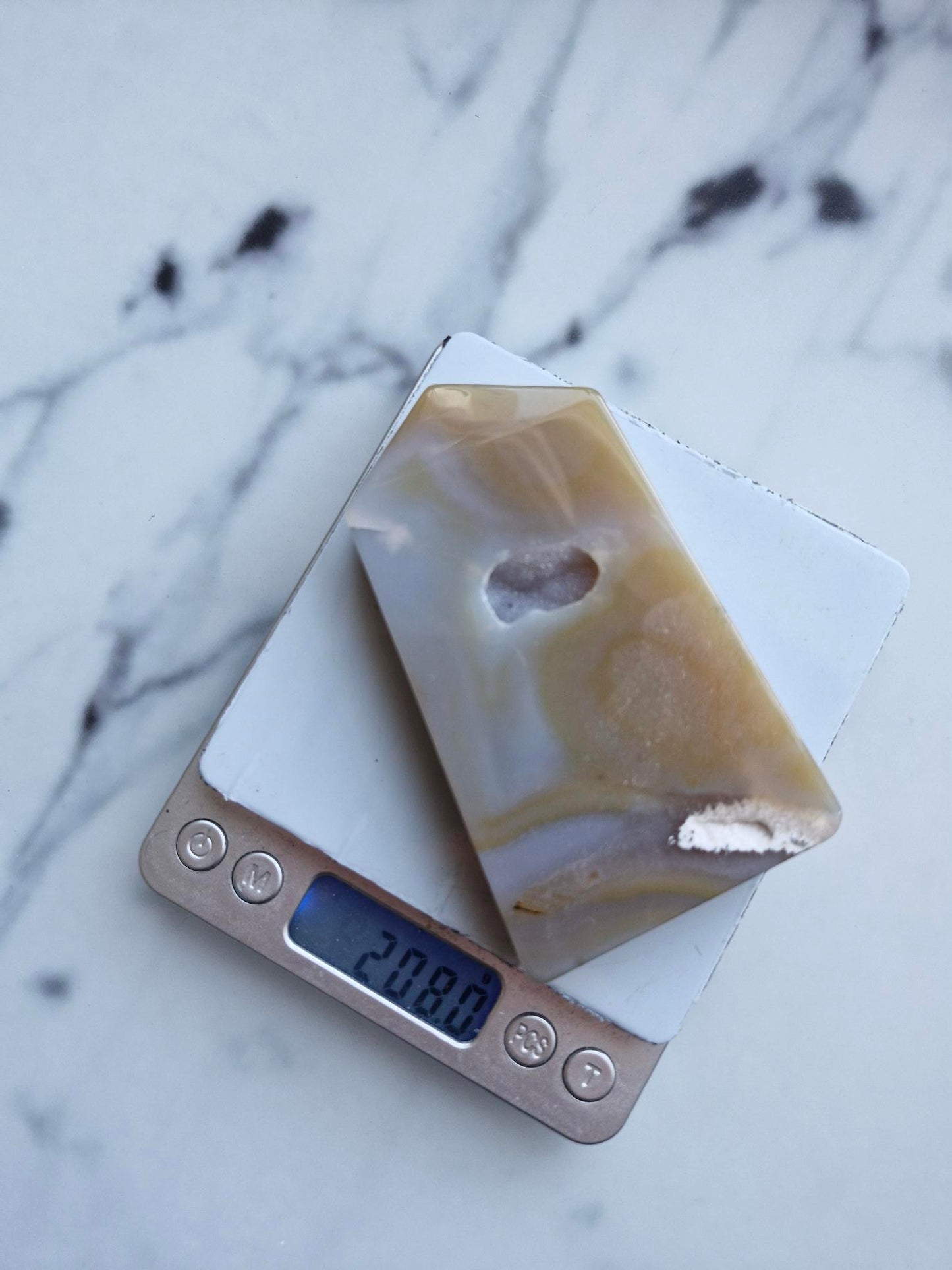 Druzy Agate Tower