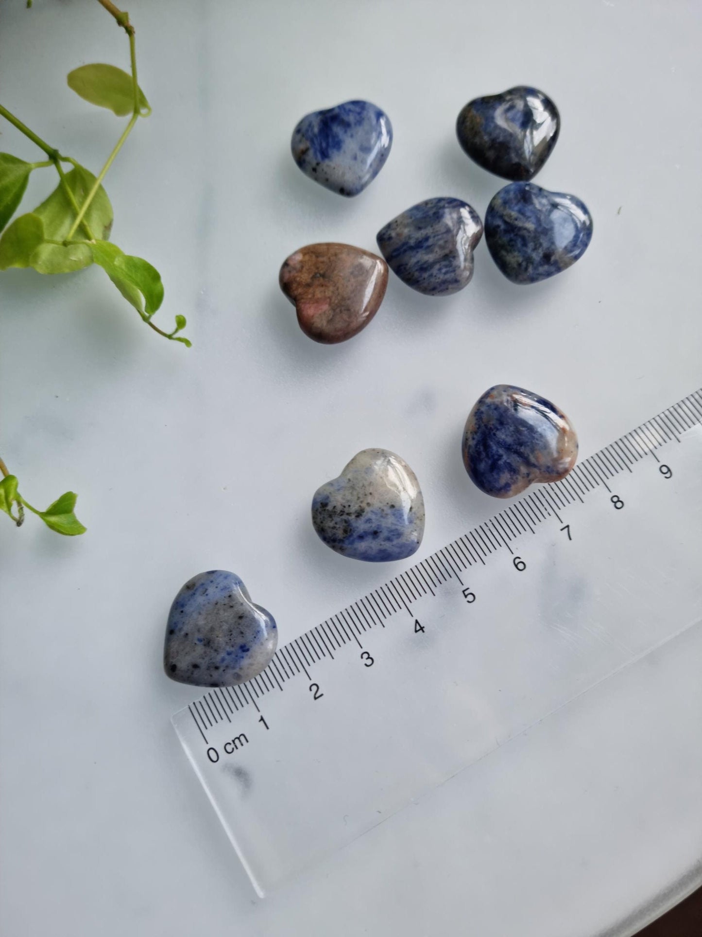 One (1) Sodalite Mini Heart