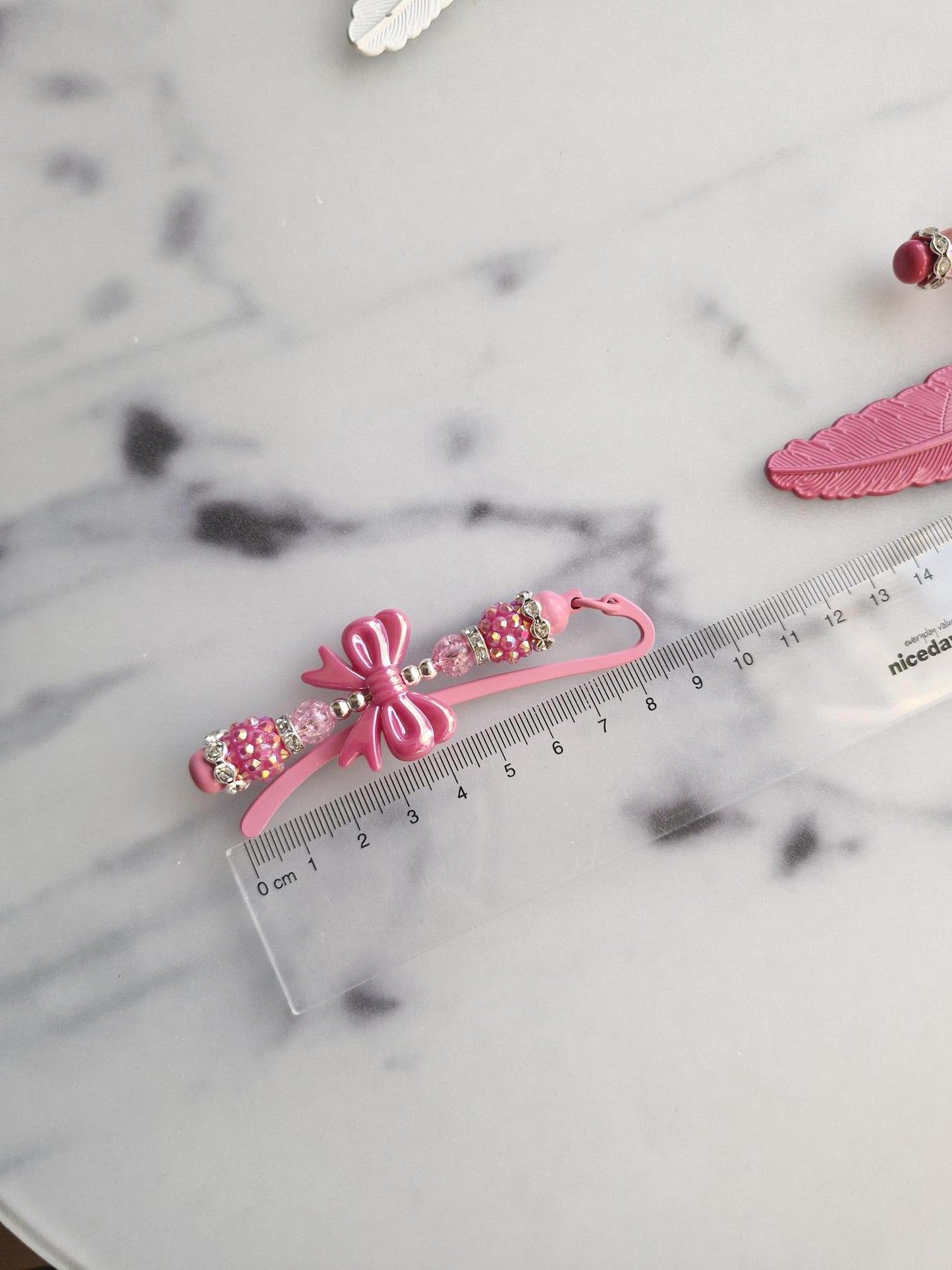 Beautiful Bookmark with a Bow Tie