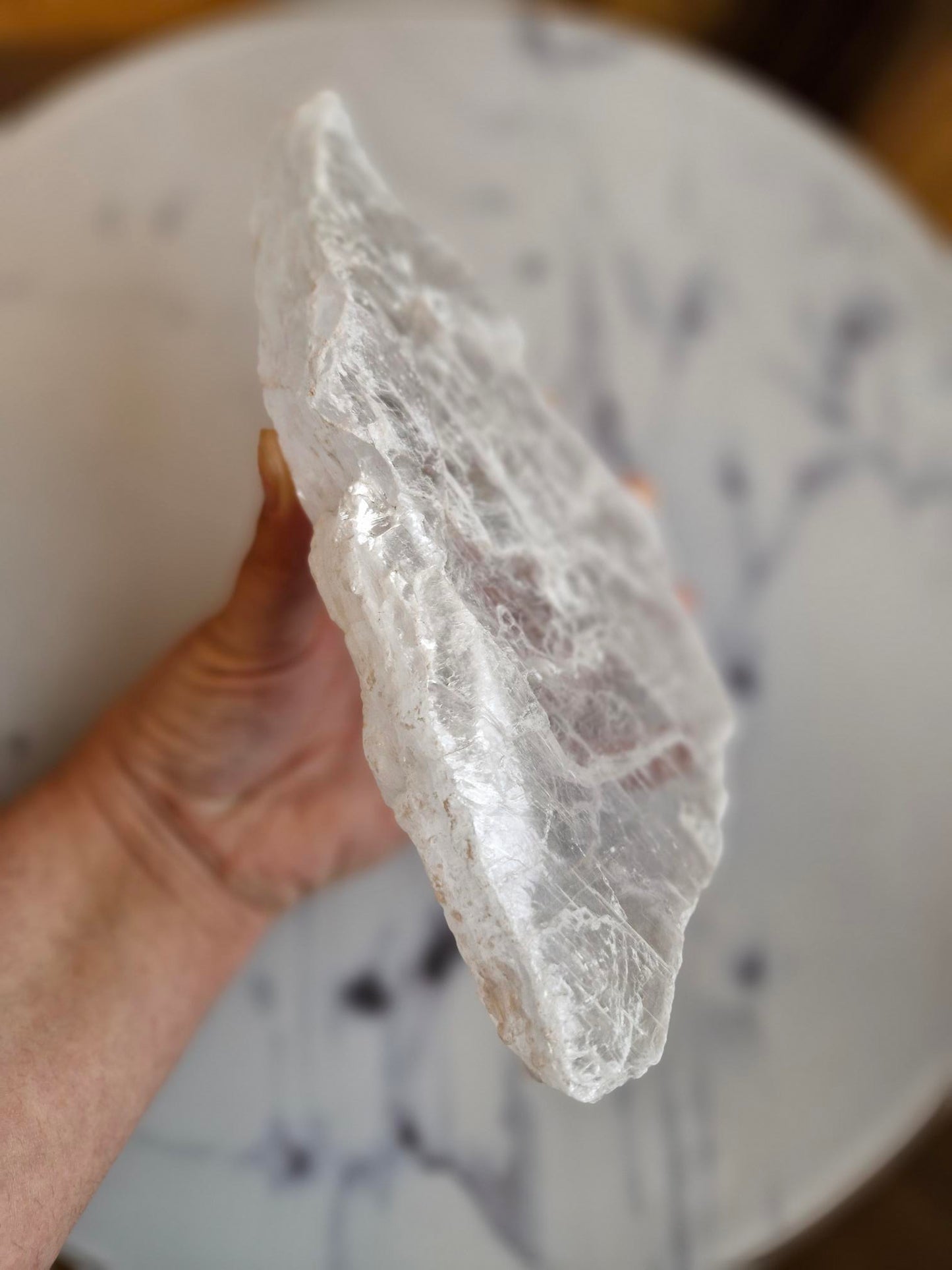 Gorgeous High Grade  Raw Selenite Slab