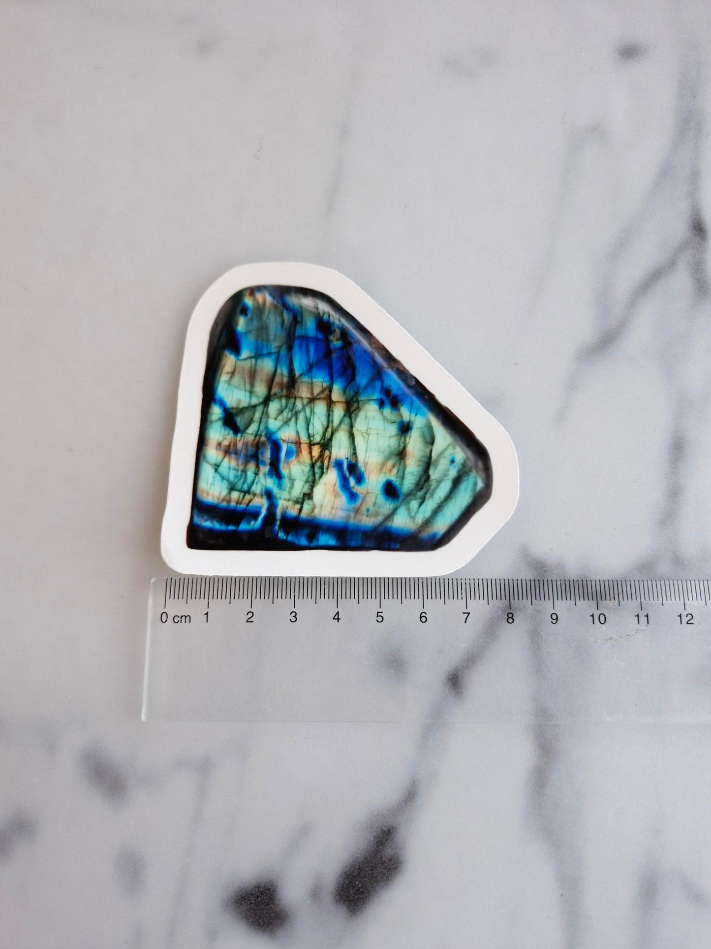 One (1) "Labradorite Freeform"-Sticker
