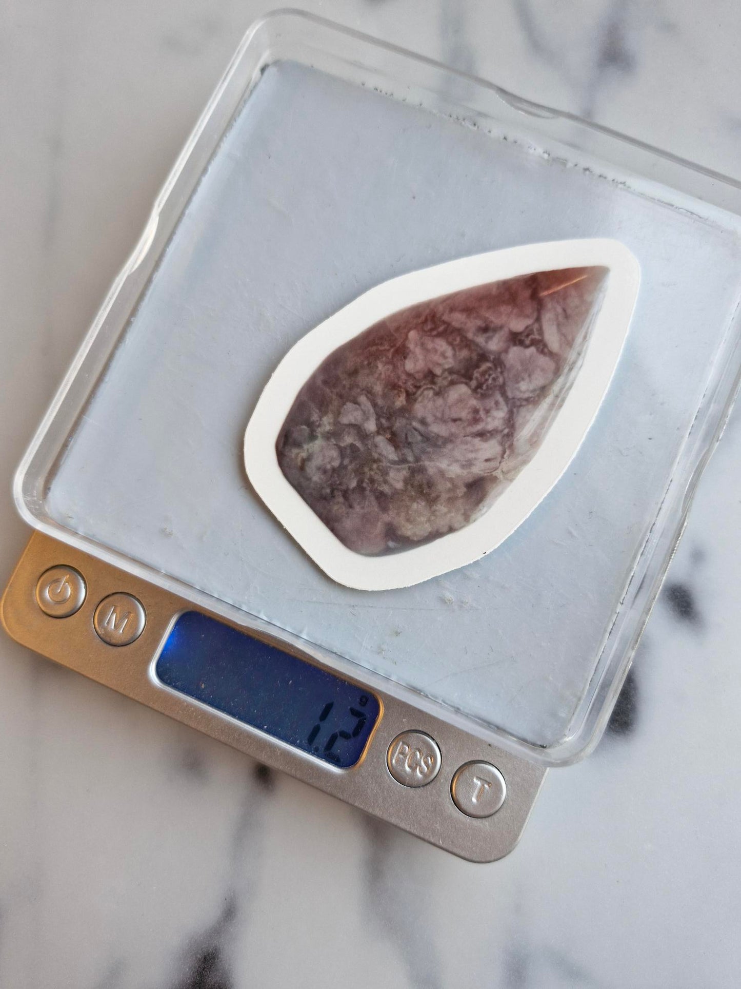 One (1) "Flower Agate Flame"-Sticker