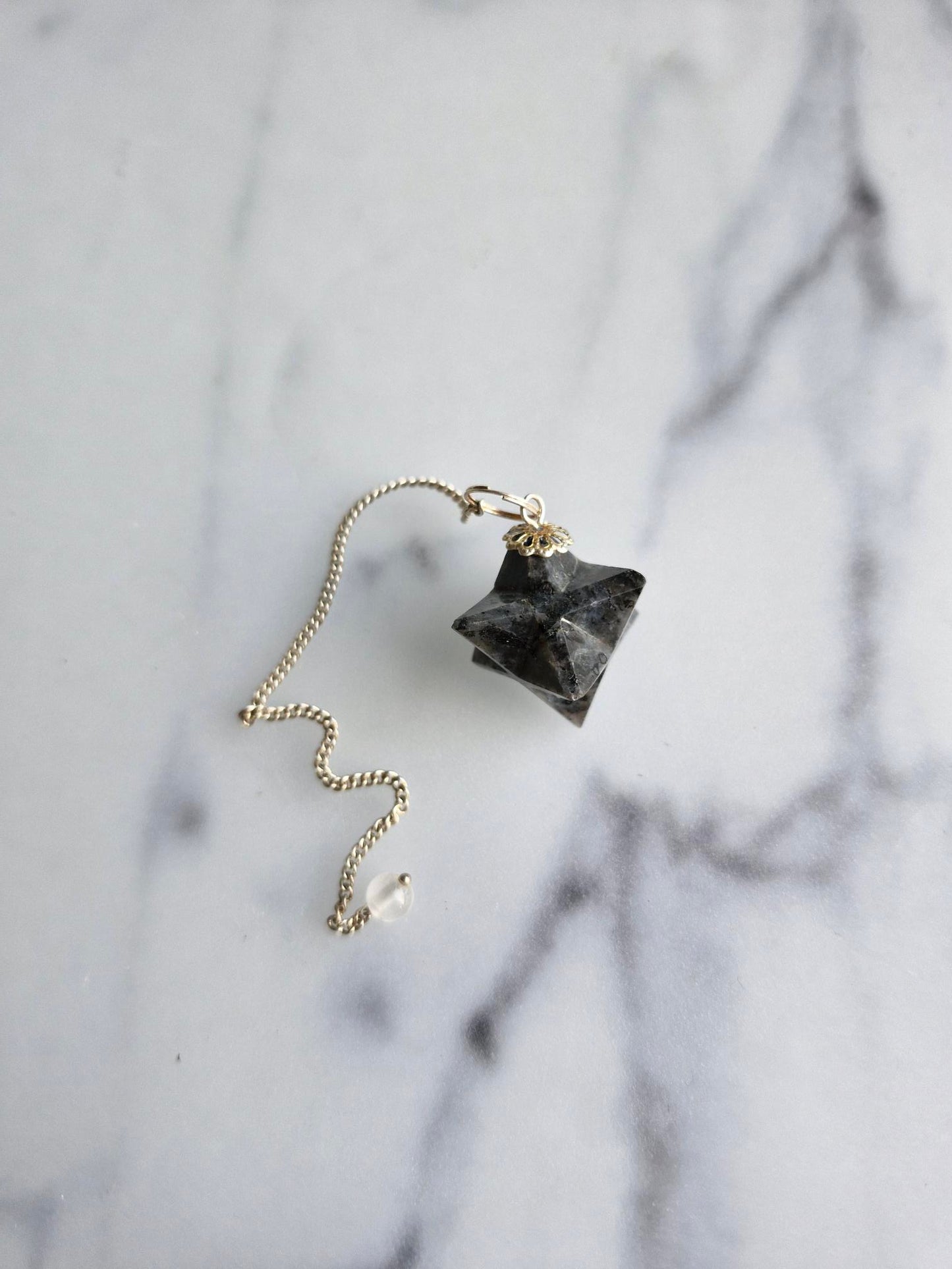Larvikite Merkaba Pendulum
