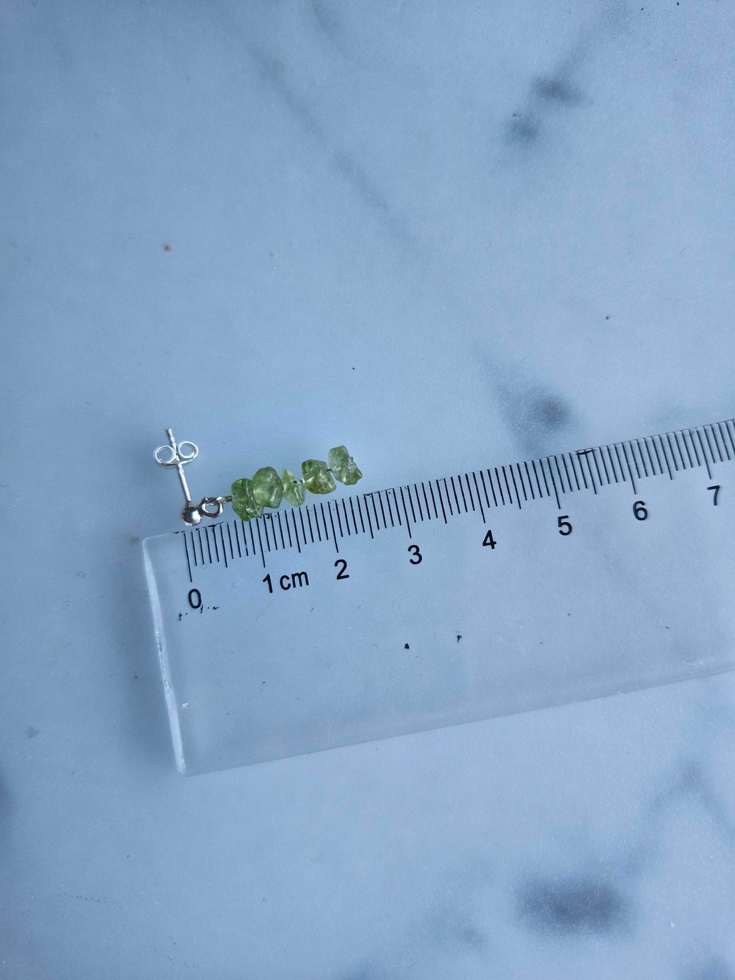 925 Sterling Silver Earrings with Peridot