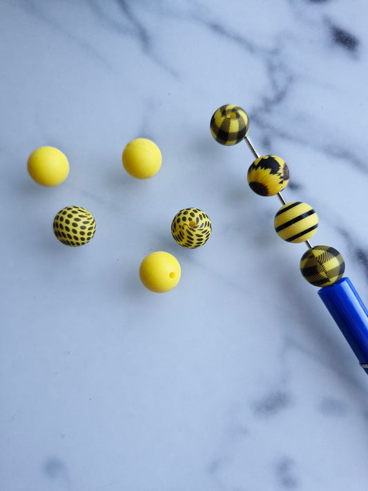 DIY Silicone Beads "Yellow"