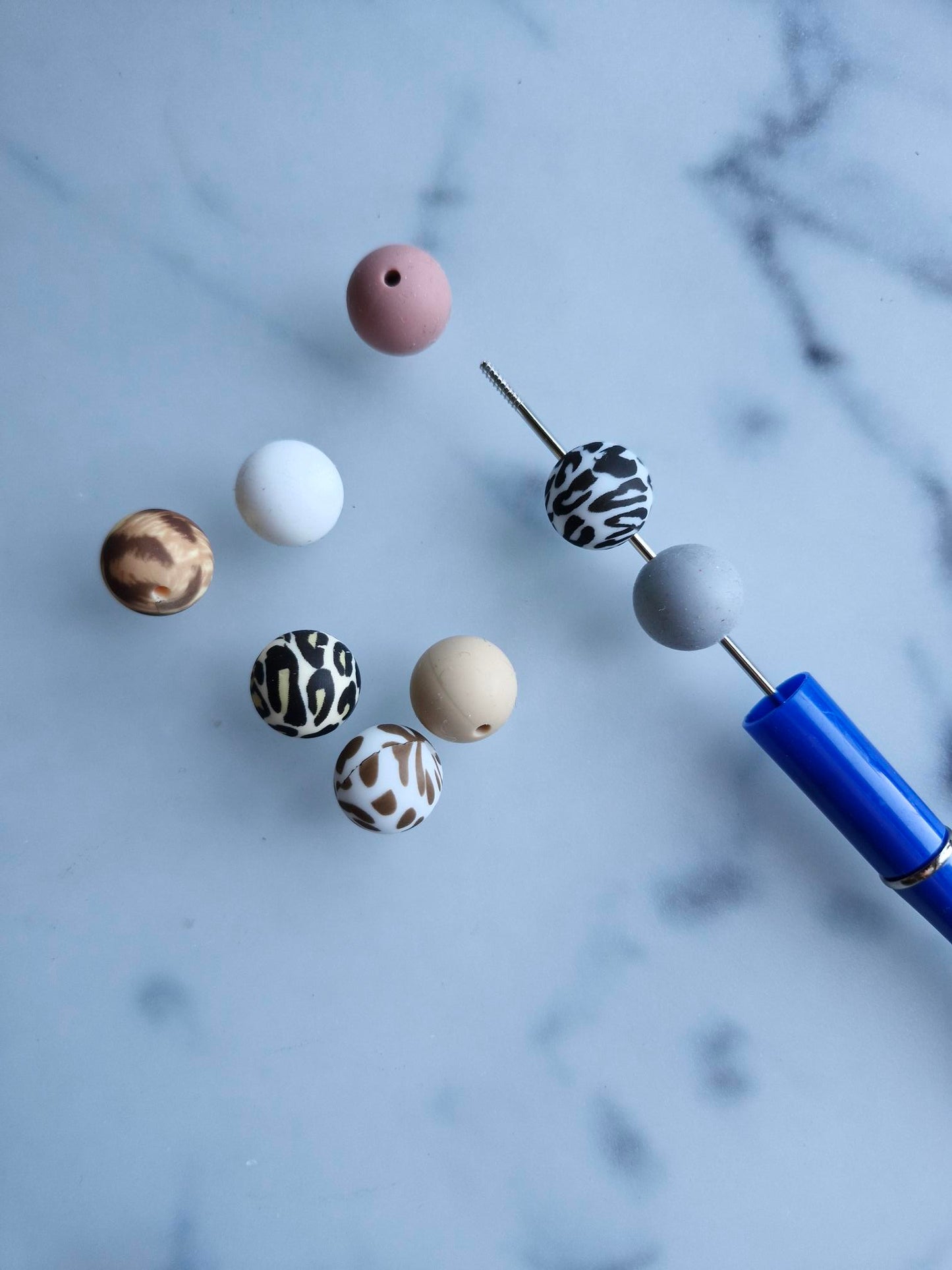 DIY Silicone Beads "Leopard"