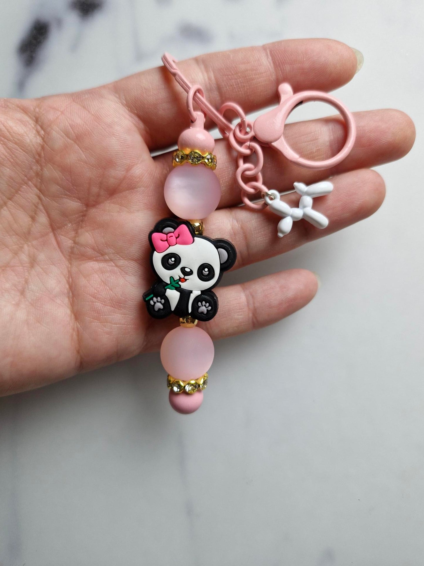 Keychain Pink - Panda