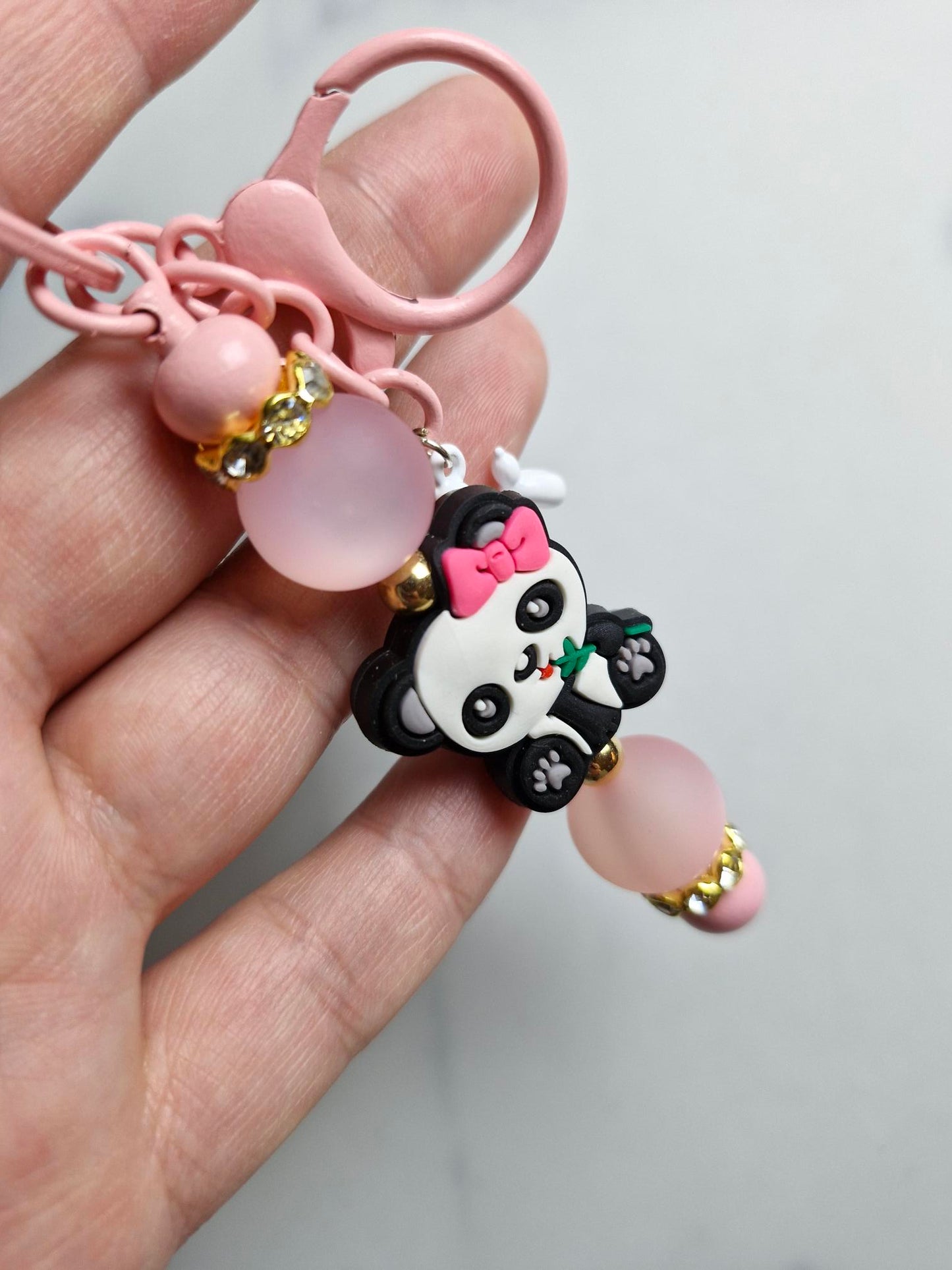 Keychain Pink - Panda