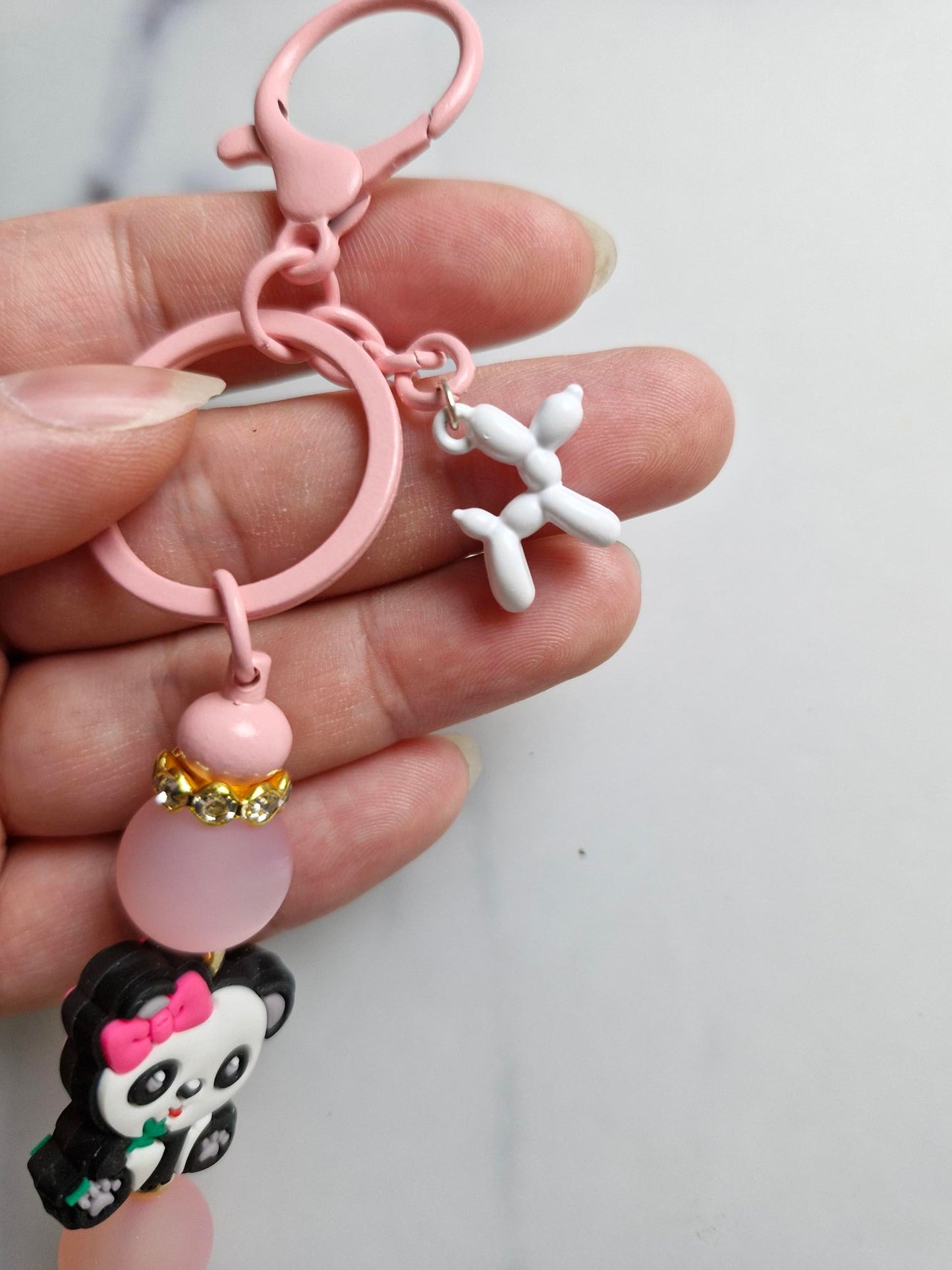 Keychain Pink - Panda