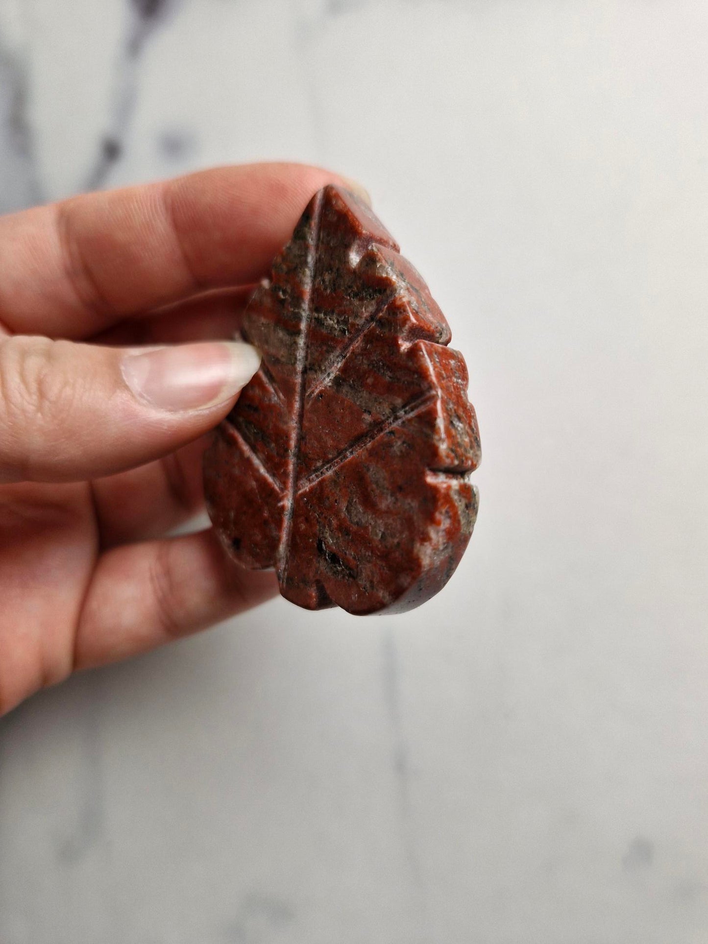 Brecciated Jasper Leaf