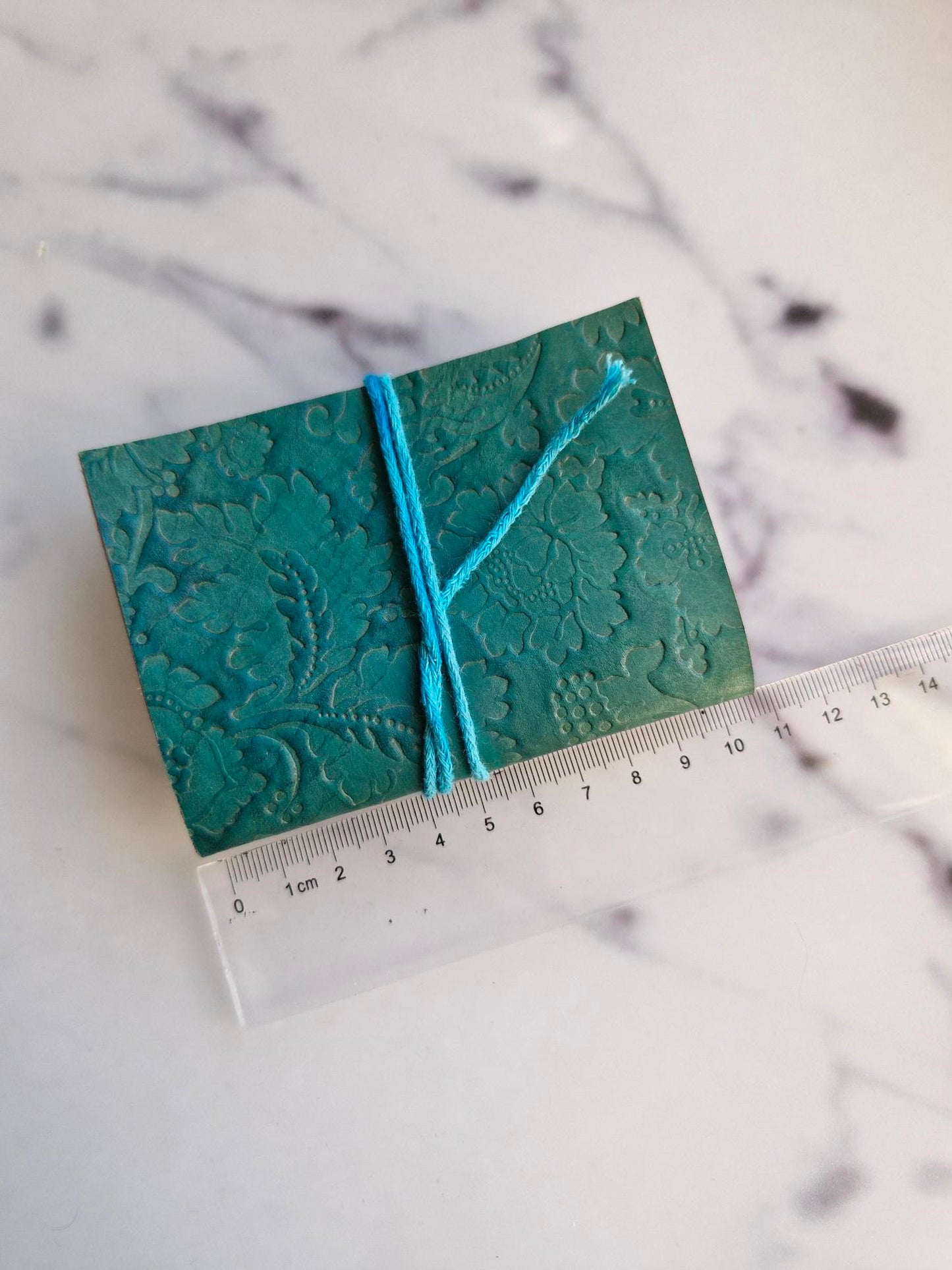 Leather Notebook - Turquoise/Blue