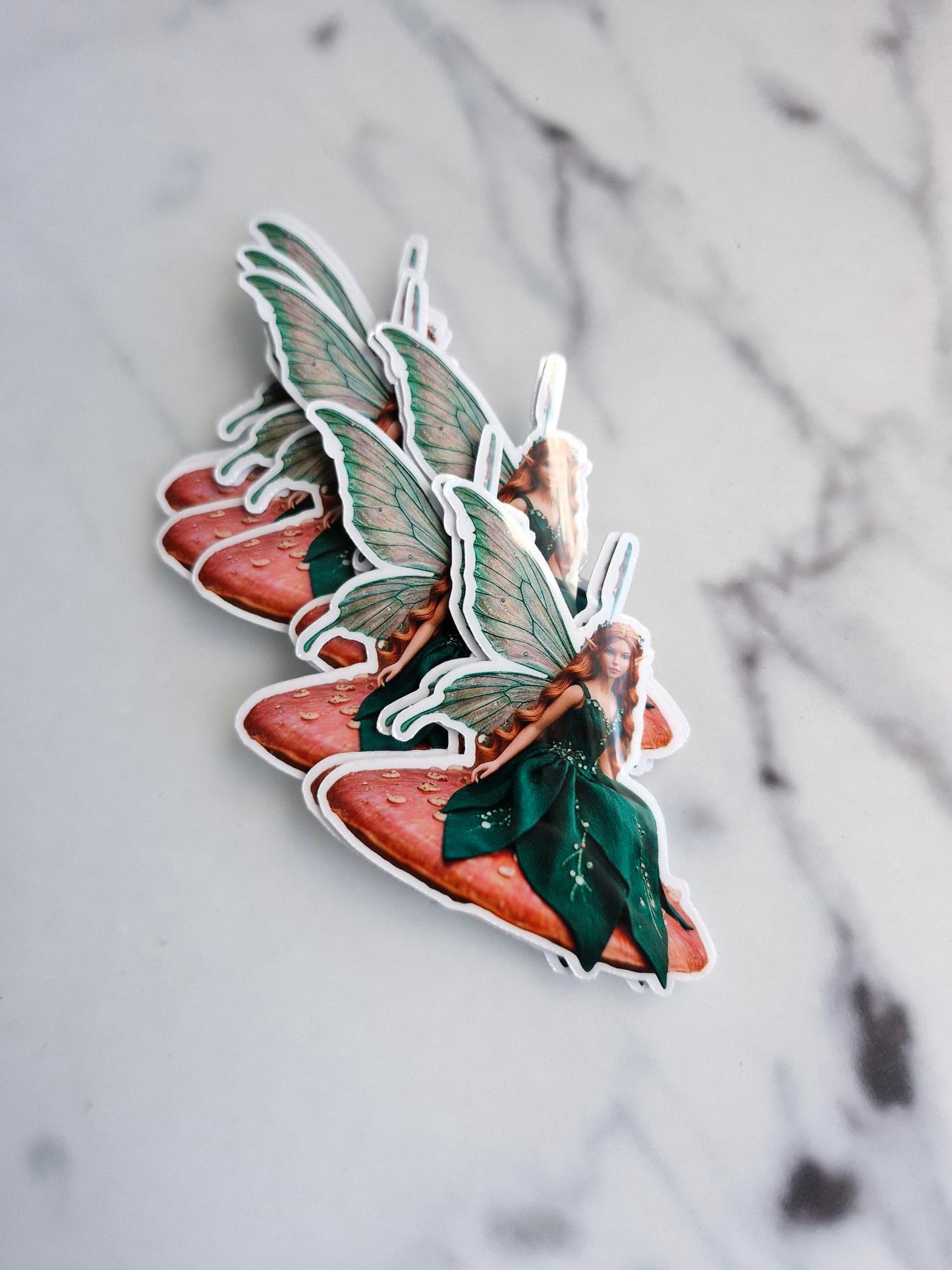 One (1) "Mushroom Fairy" - Sticker