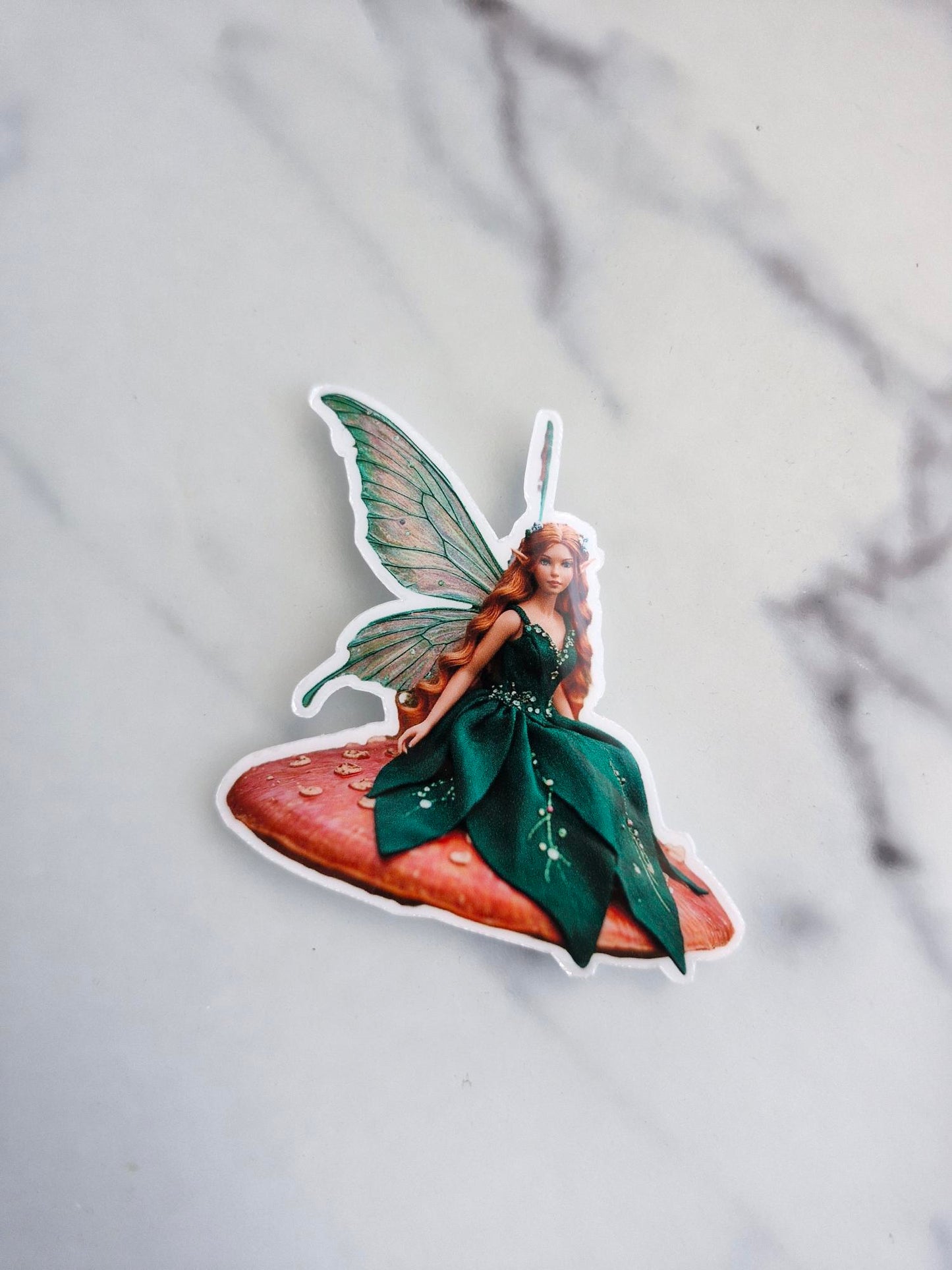 One (1) "Mushroom Fairy" - Sticker