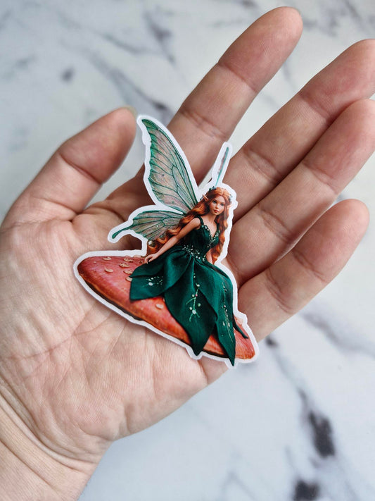 One (1) "Mushroom Fairy" - Sticker