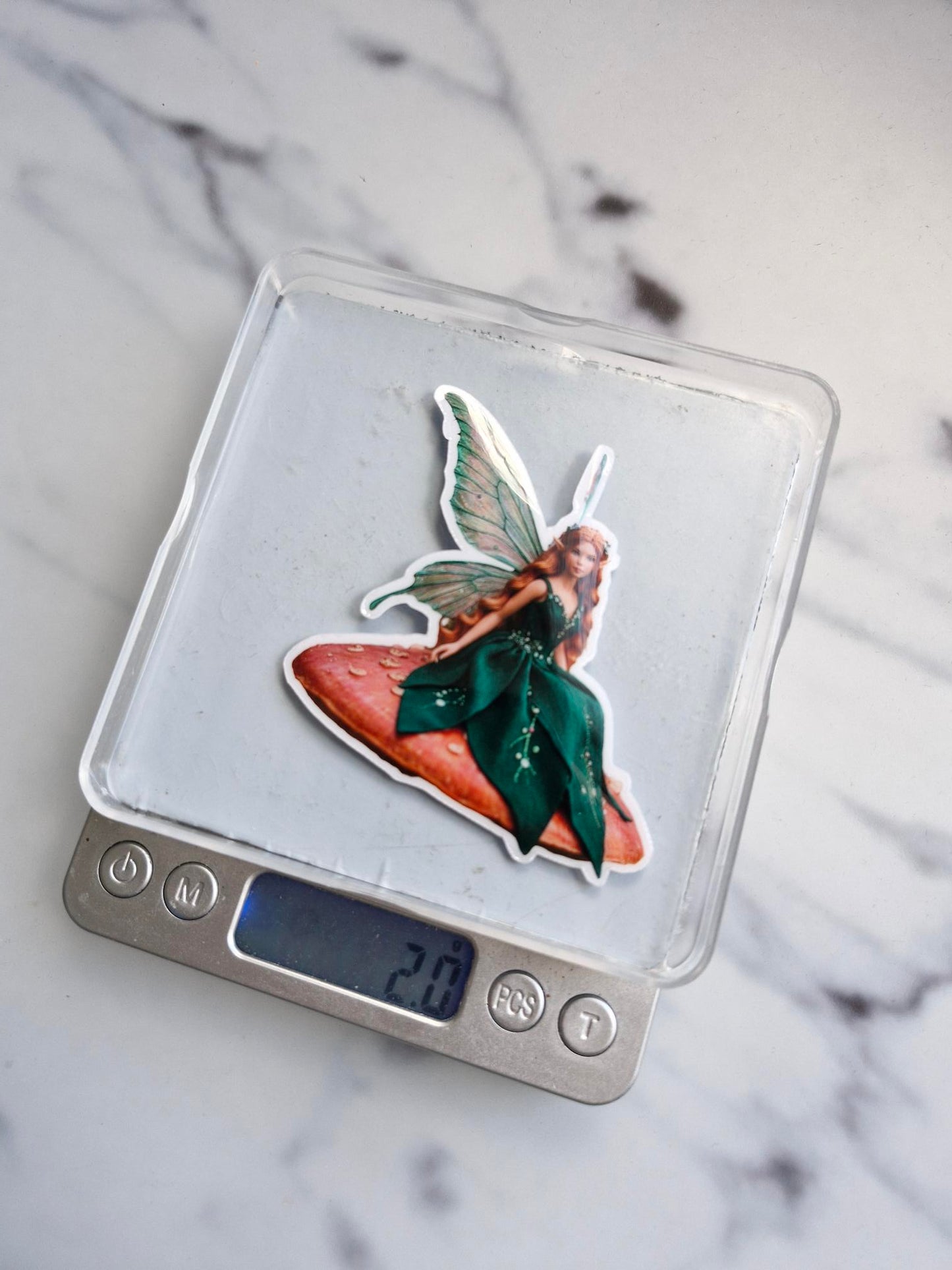 One (1) "Mushroom Fairy" - Sticker