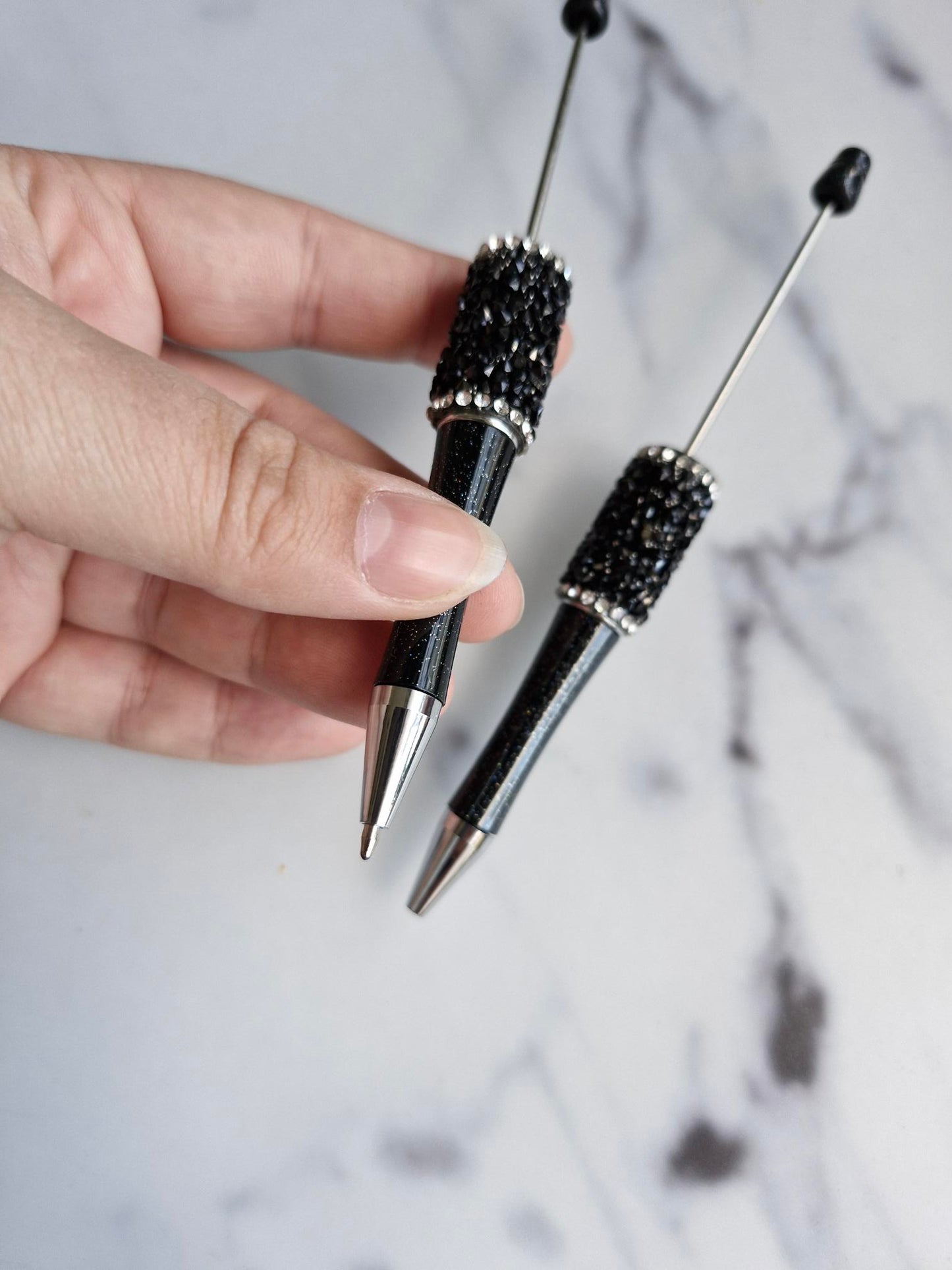 DIY Ballpoint Pen "Black Sugar Sparkle"