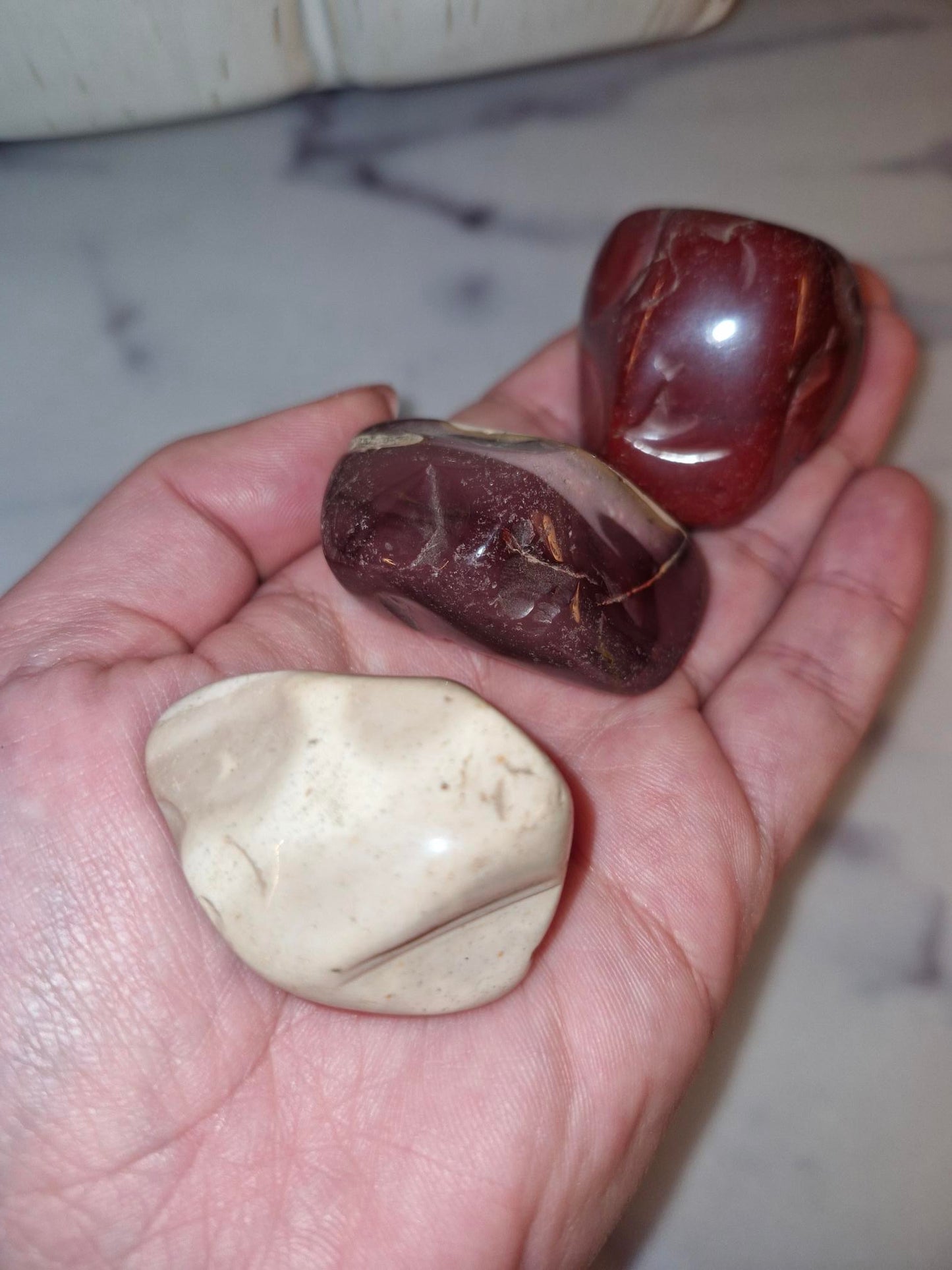 One (1) Mookaite Cuddle Stone (Freeform)