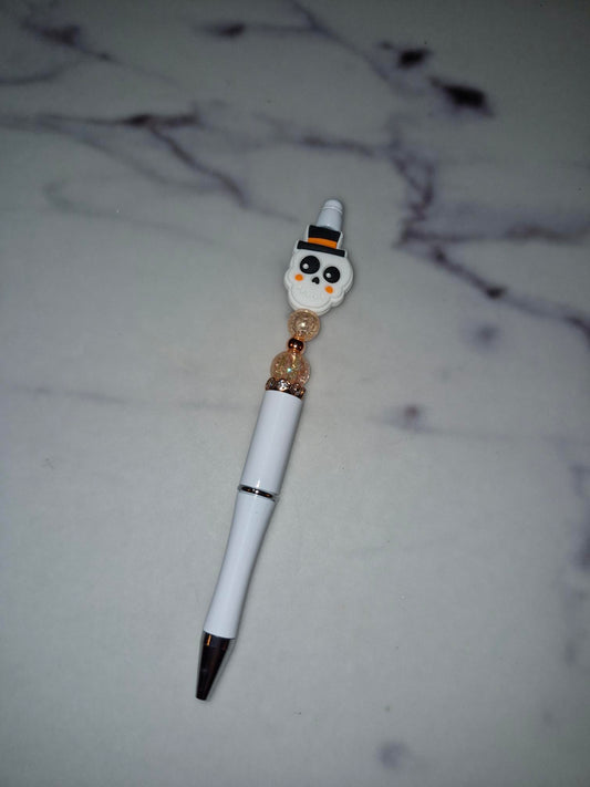 Custom Ballpoint Pen - Rosé Skull