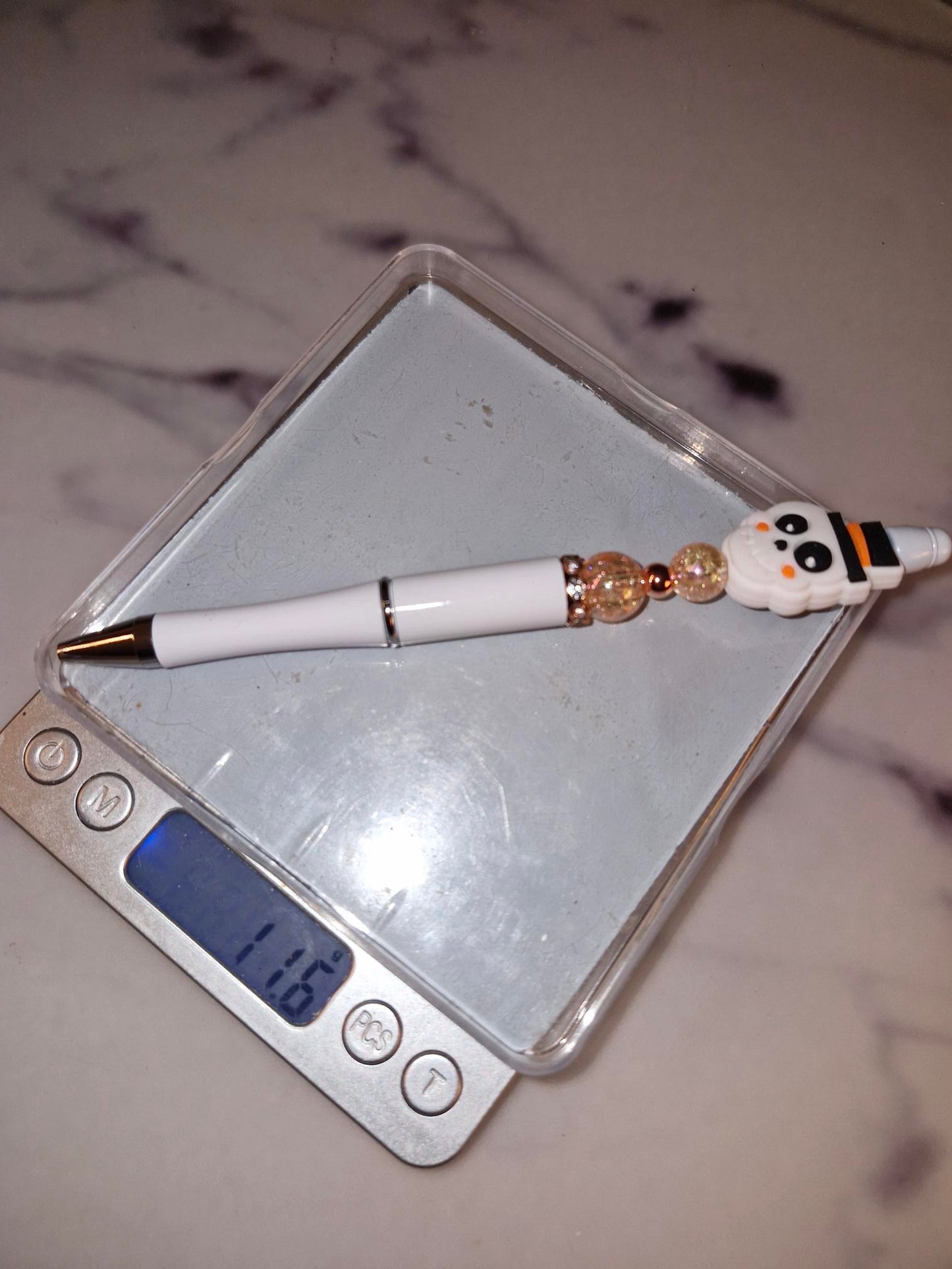 Custom Ballpoint Pen - Rosé Skull