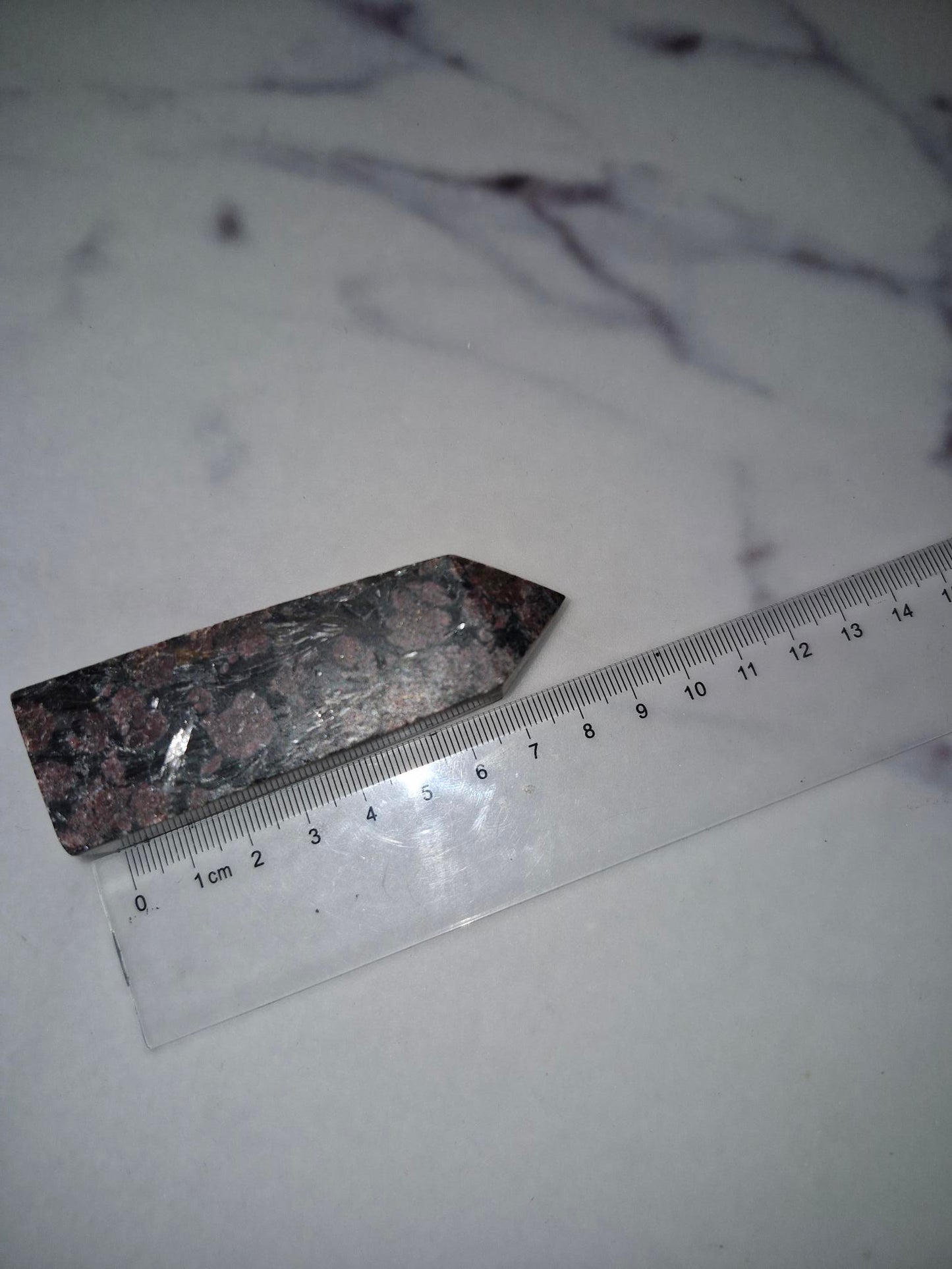 Arfvedsonite and Garnet Tower