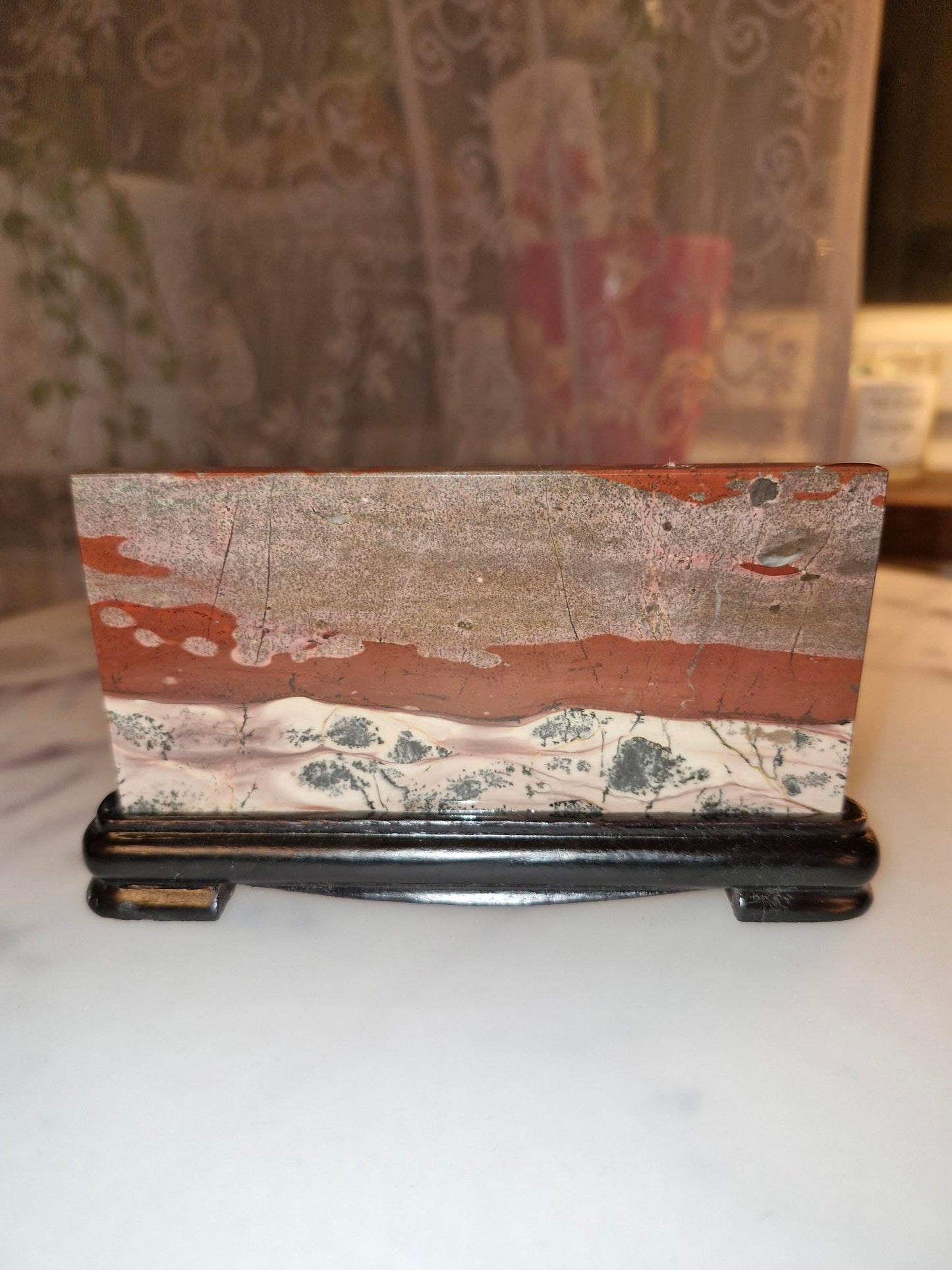 Picture Stone Slab on a Stand