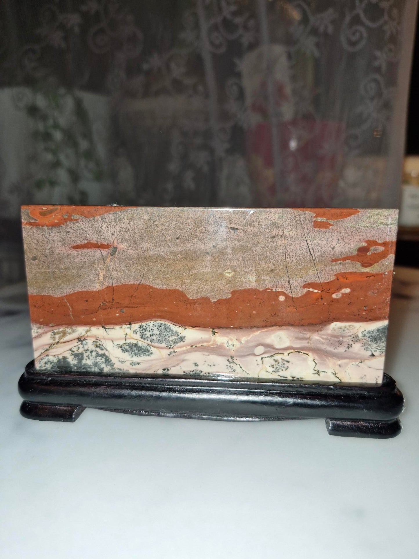 Picture Stone Slab on a Stand