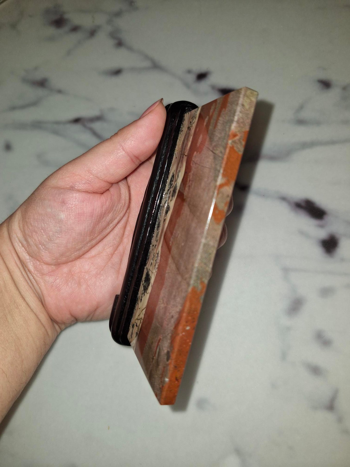 Picture Stone Slab on a Stand