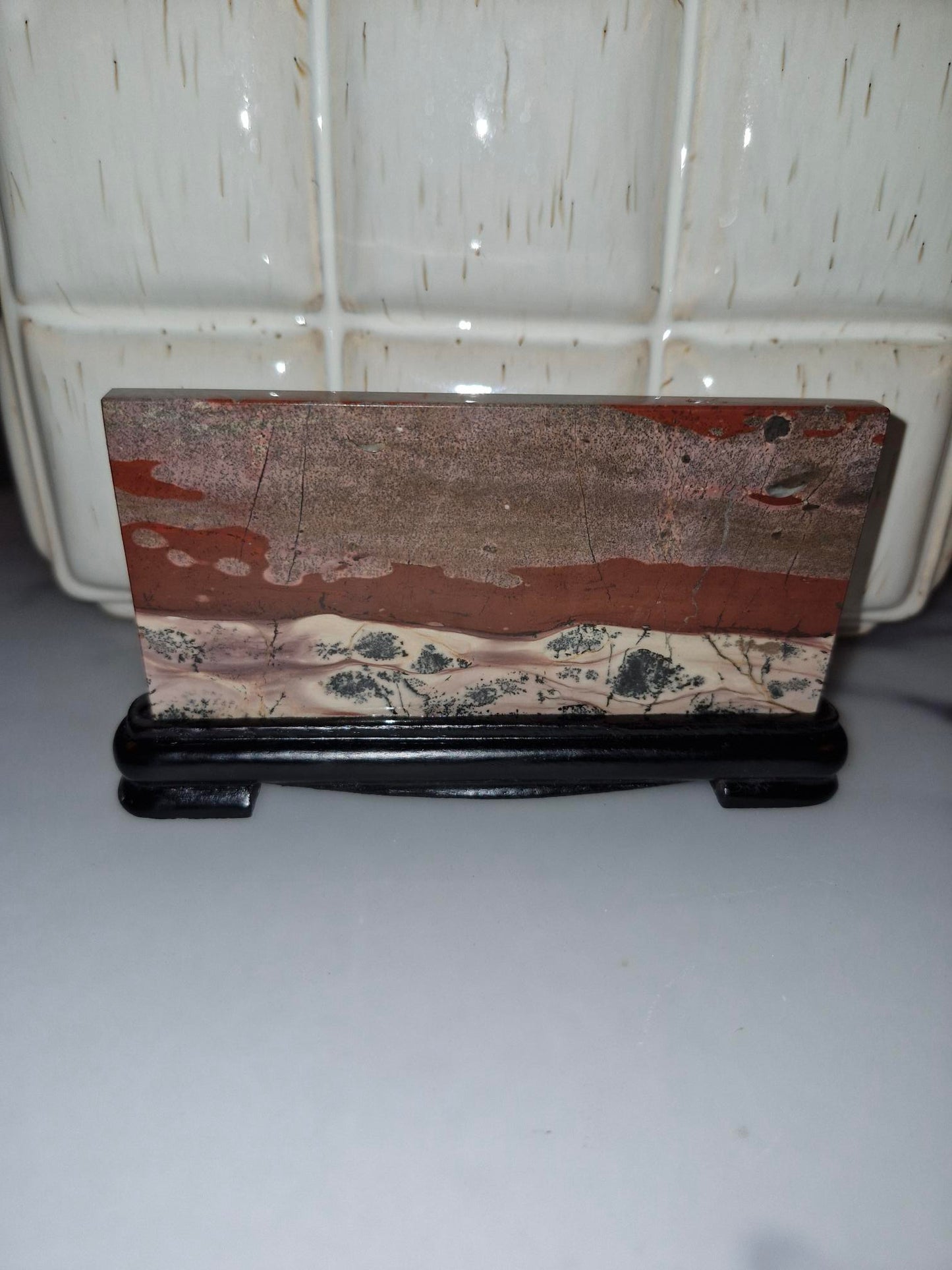 Picture Stone Slab on a Stand
