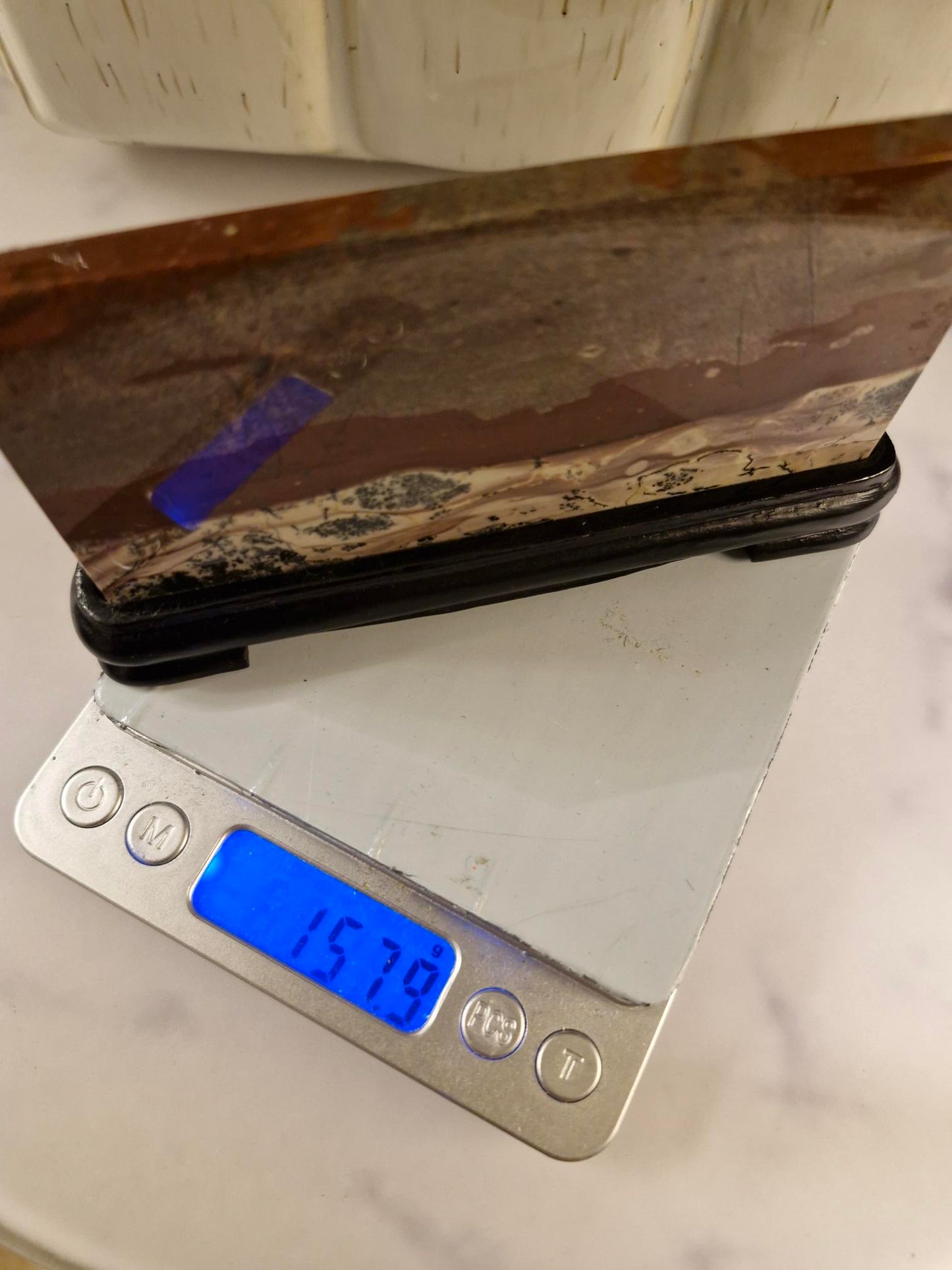 Picture Stone Slab on a Stand