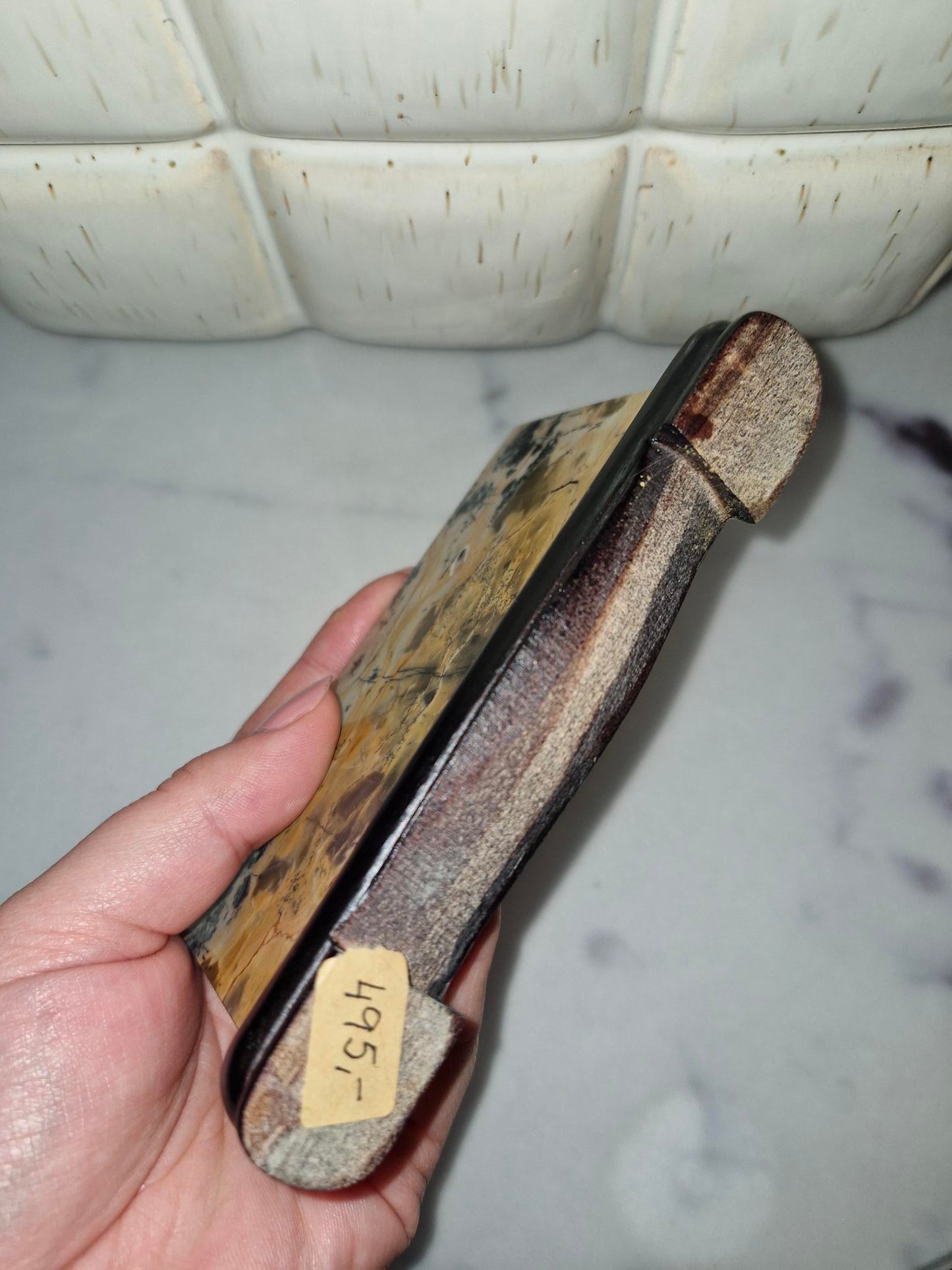 Picture Stone Slab on a Stand