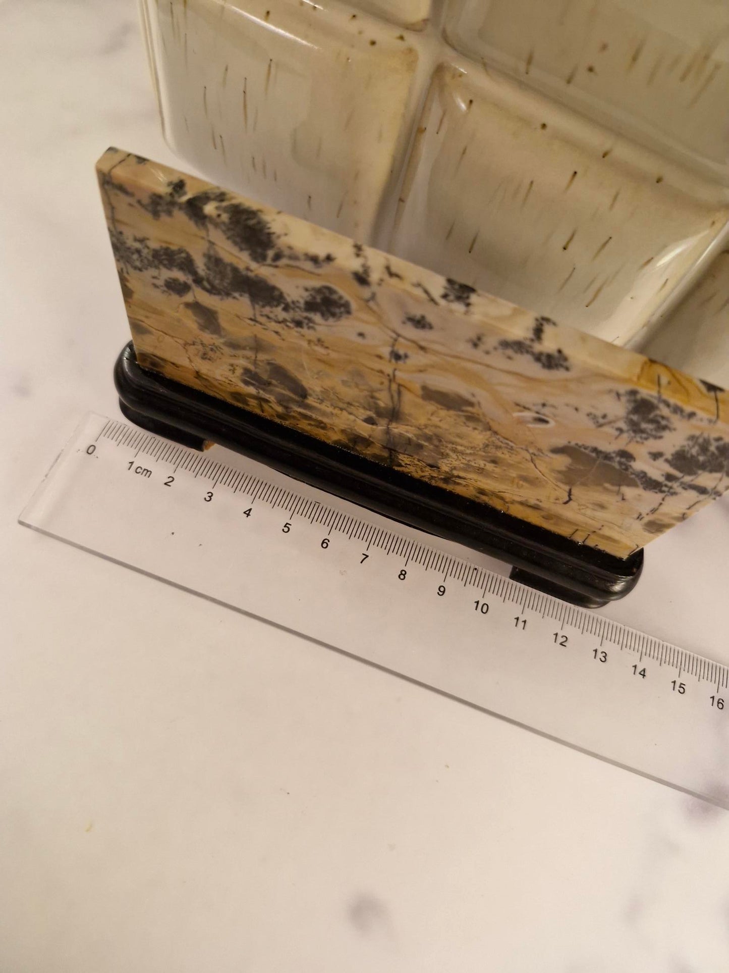 Picture Stone Slab on a Stand