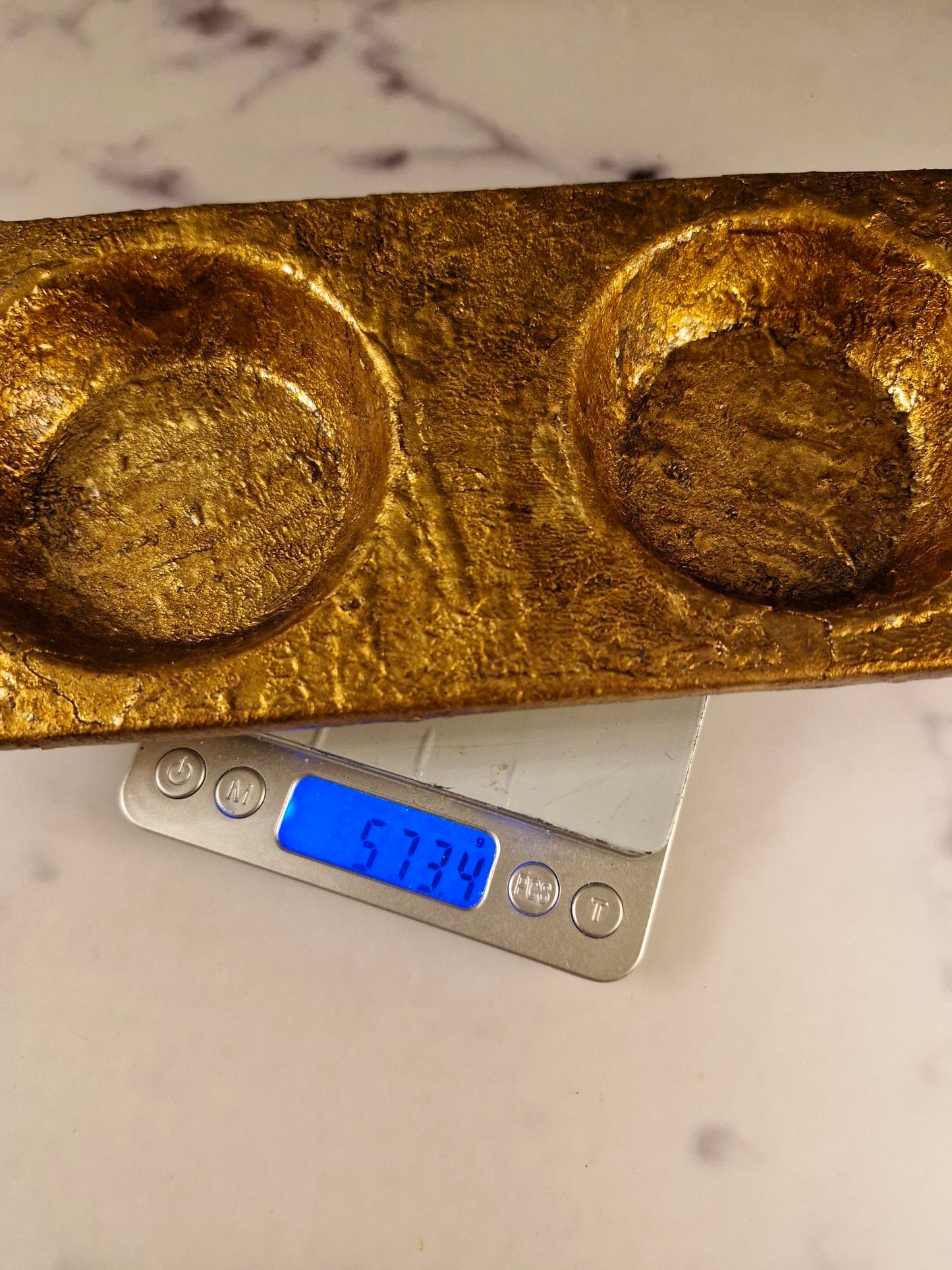Decorative Golden Tray from Black Design