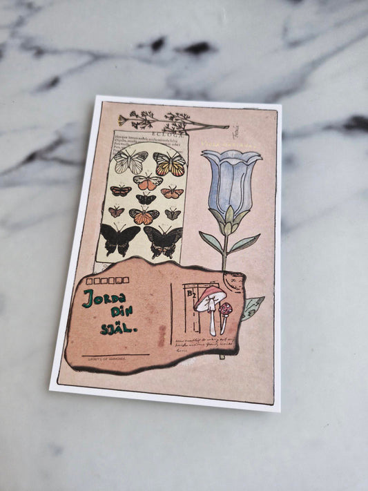 Unique Handmade Greeting Card "Jorda"