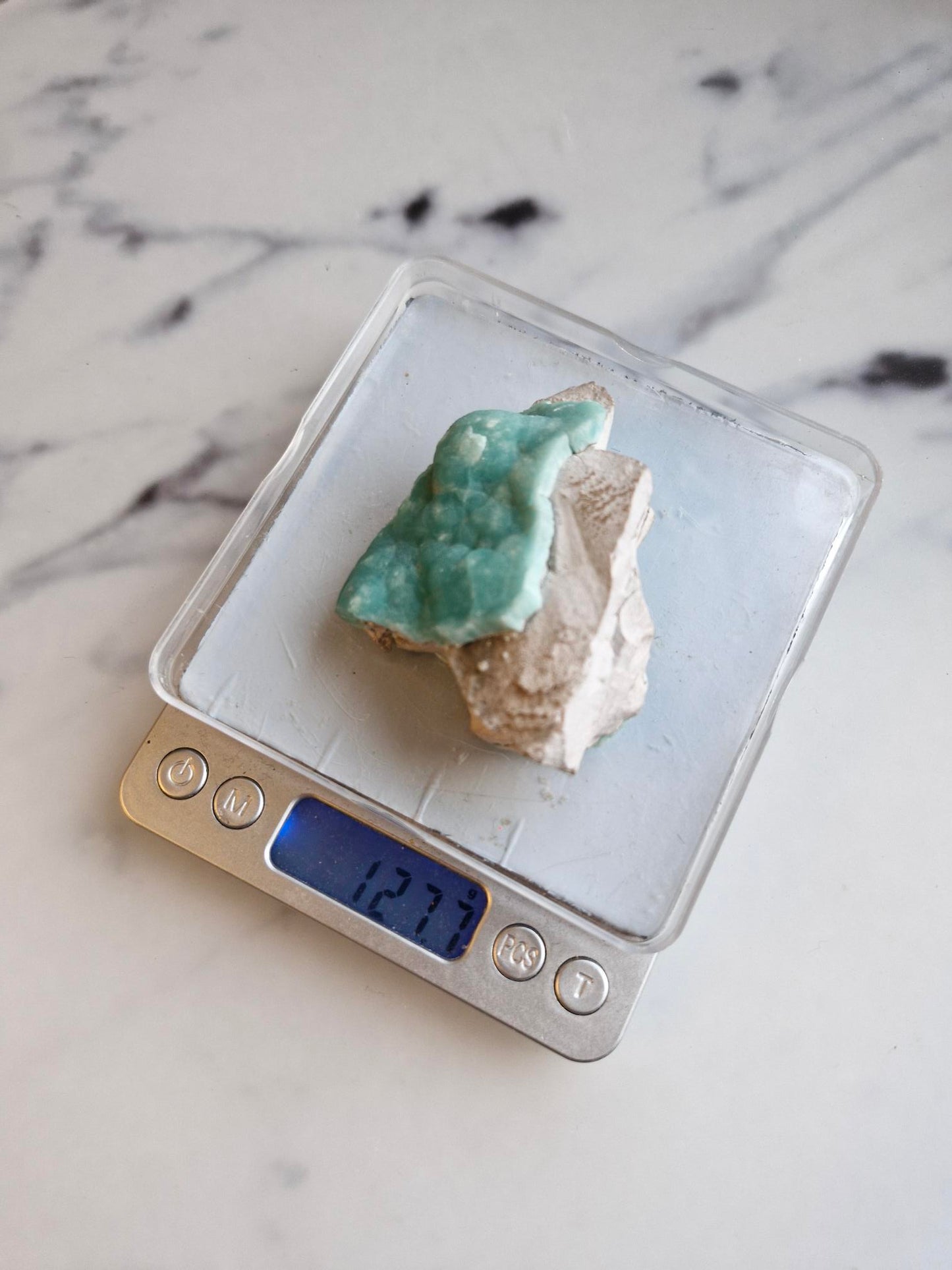 Rare Teal Smithsonite Raw Freeform