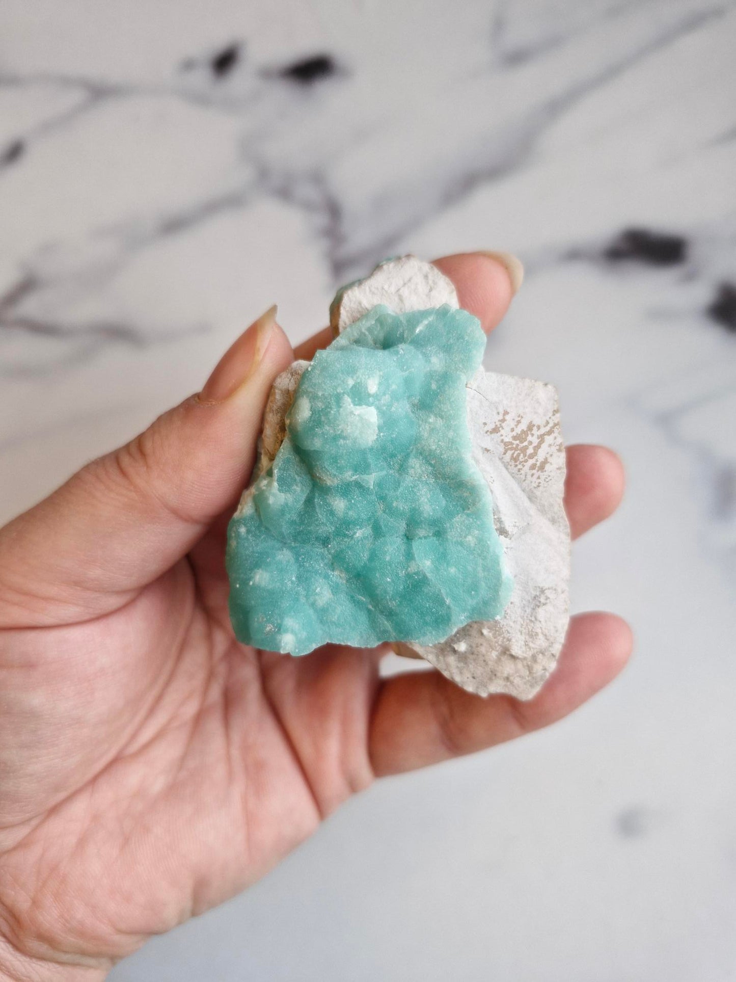 Rare Teal Smithsonite Raw Freeform