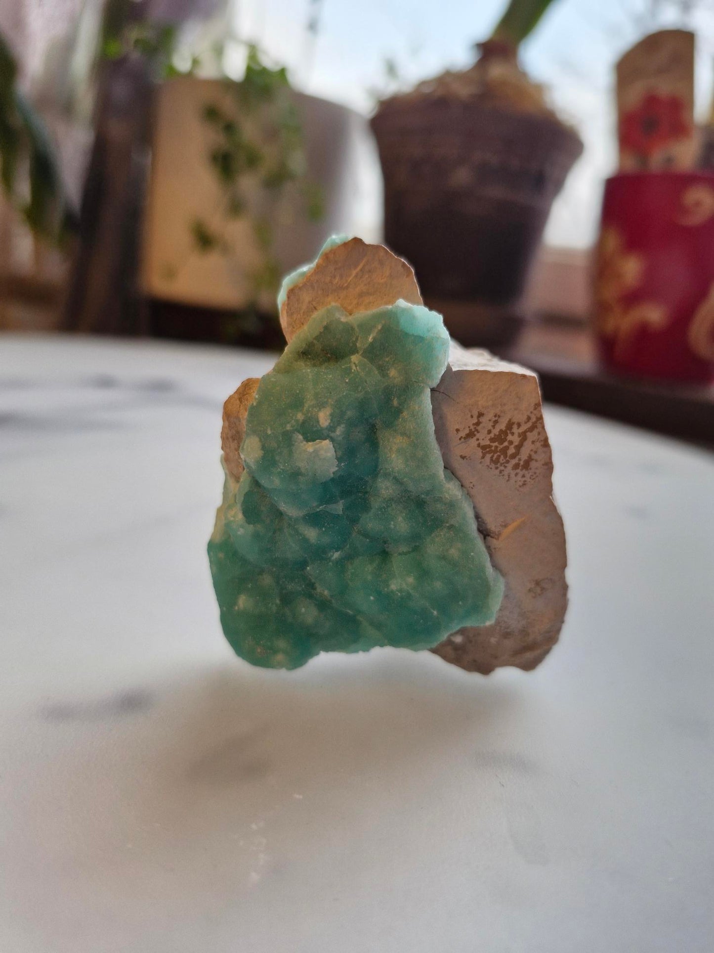 Rare Teal Smithsonite Raw Freeform