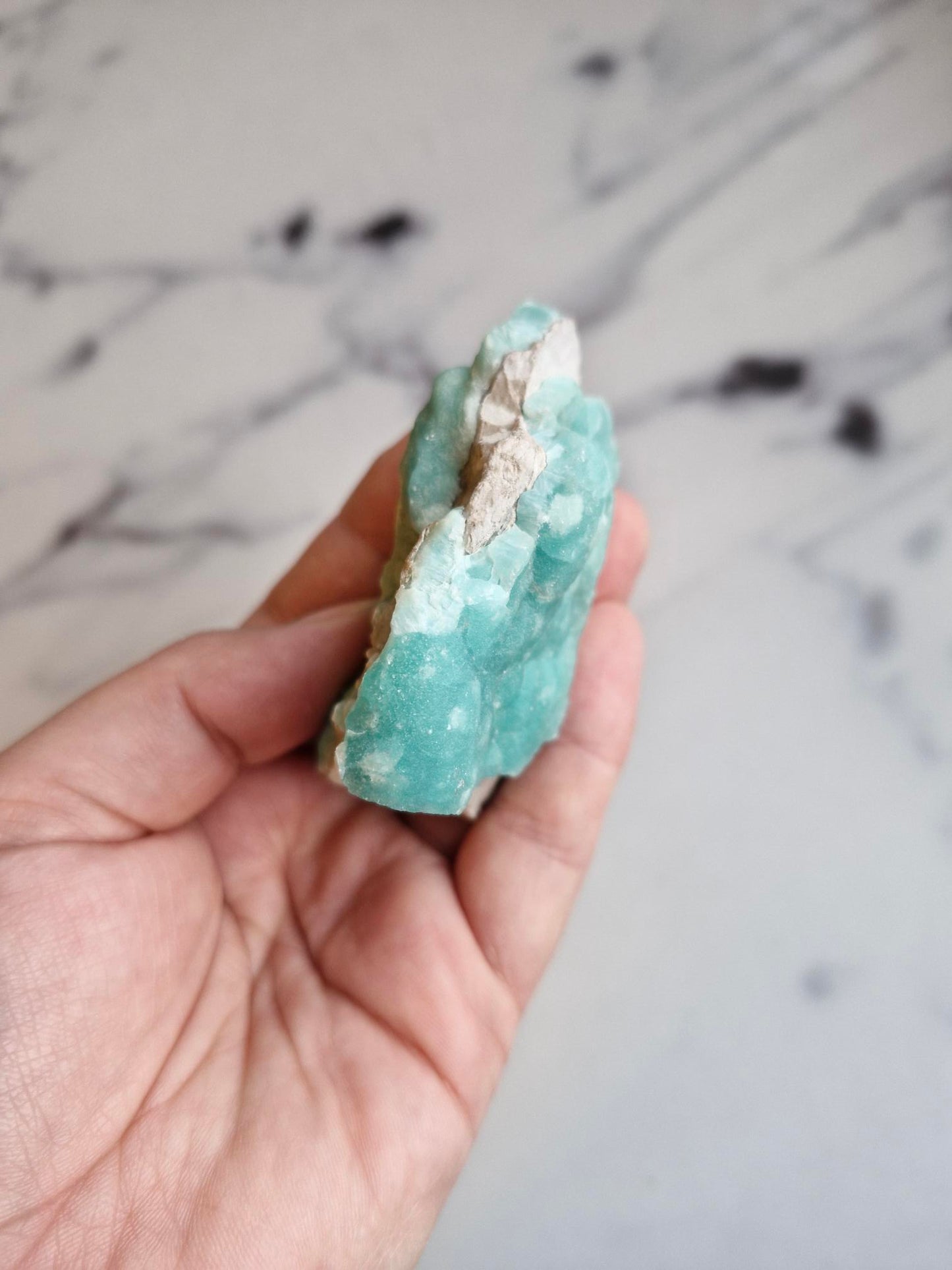 Rare Teal Smithsonite Raw Freeform