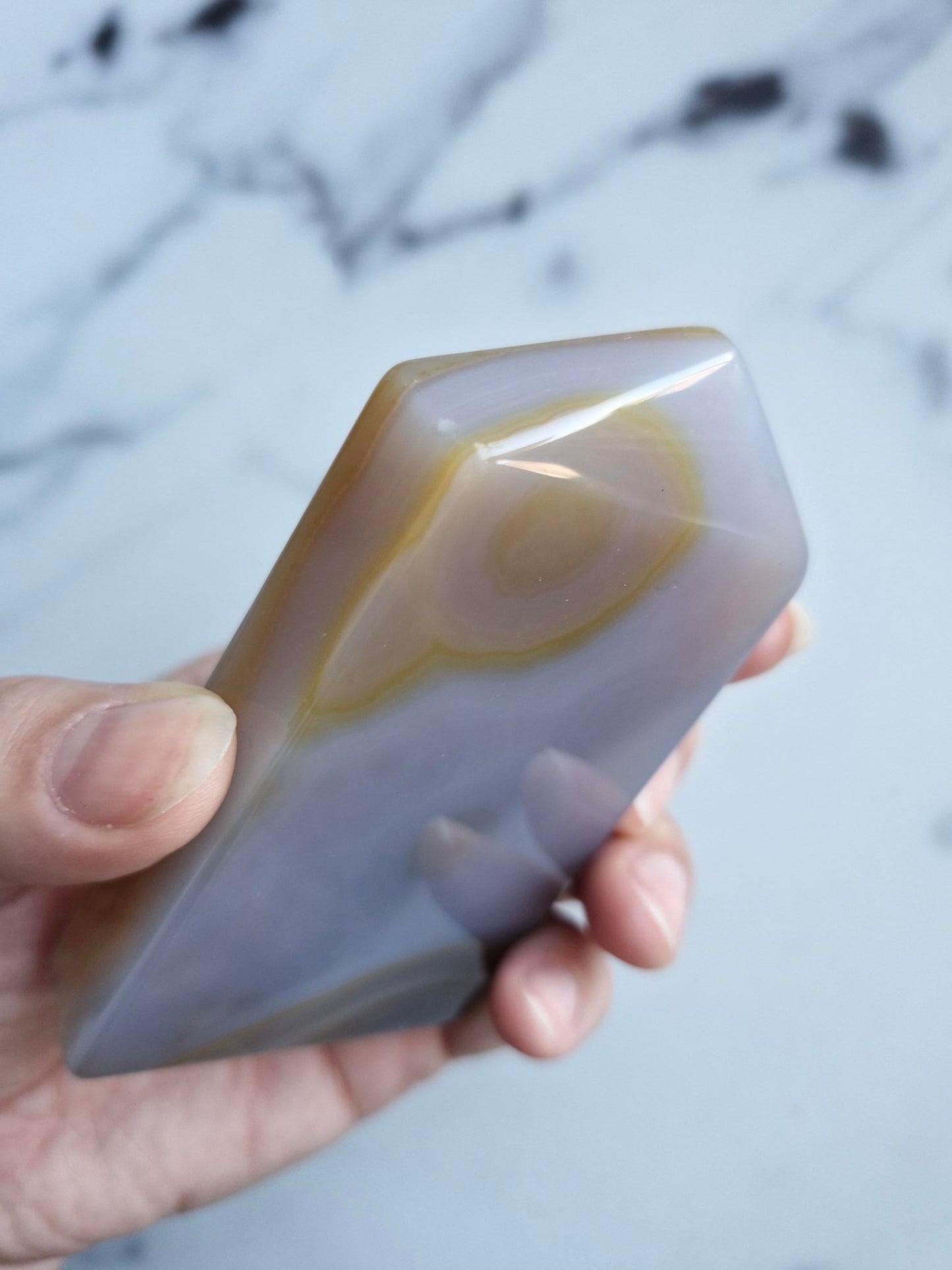Druzy Agate Tower