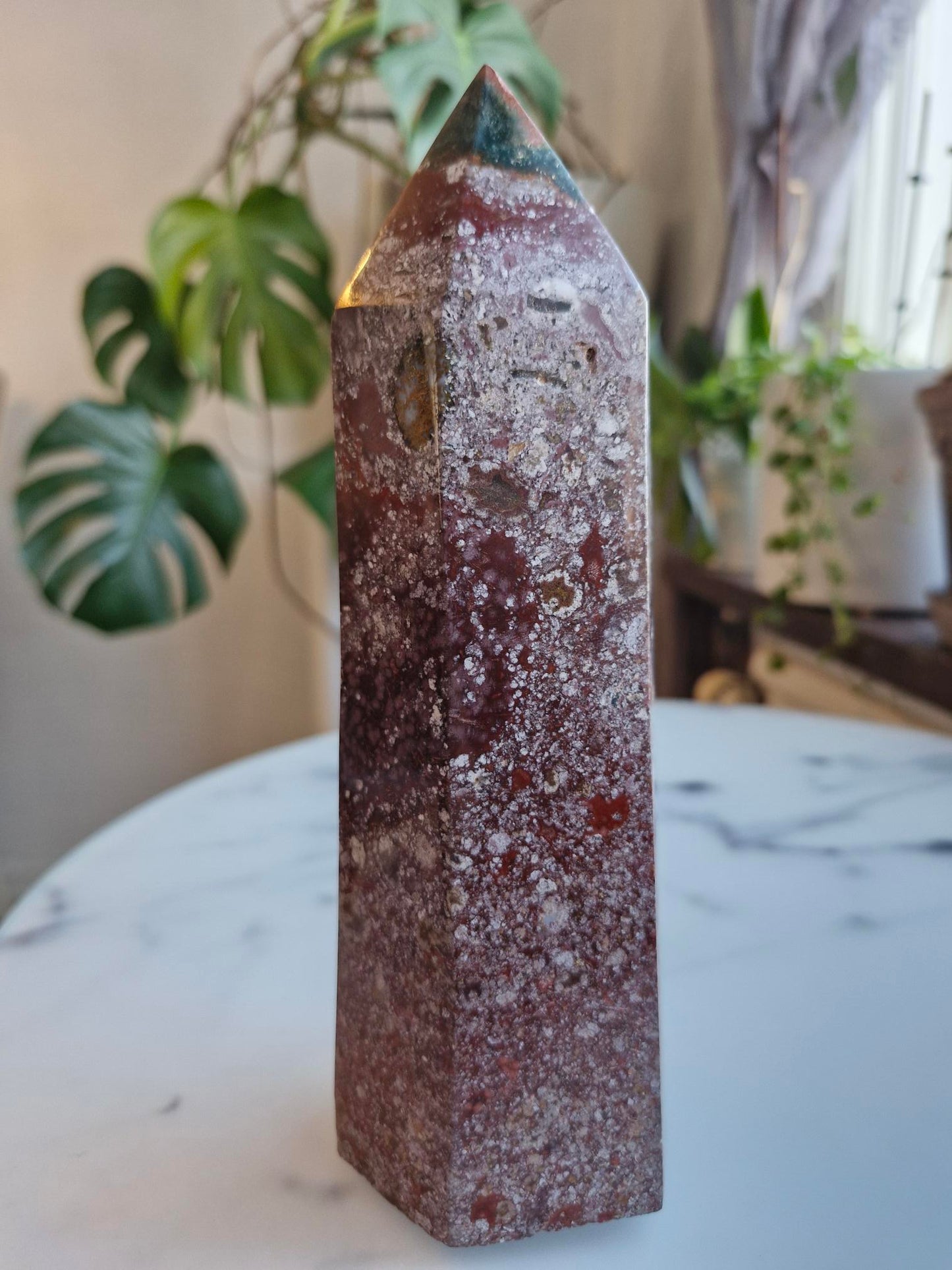 Gorgeous Red Sea Jasper Tower