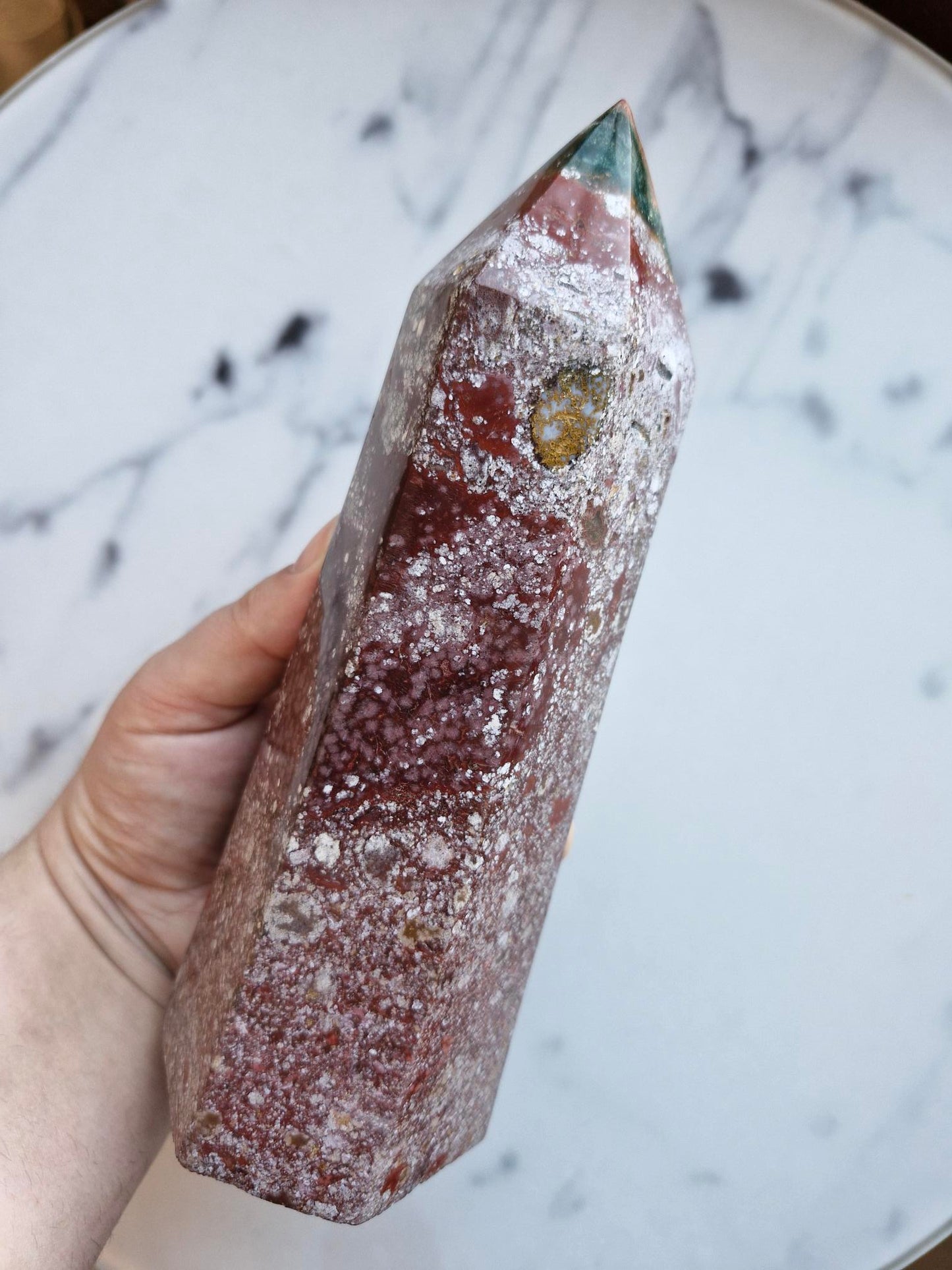 Gorgeous Red Sea Jasper Tower