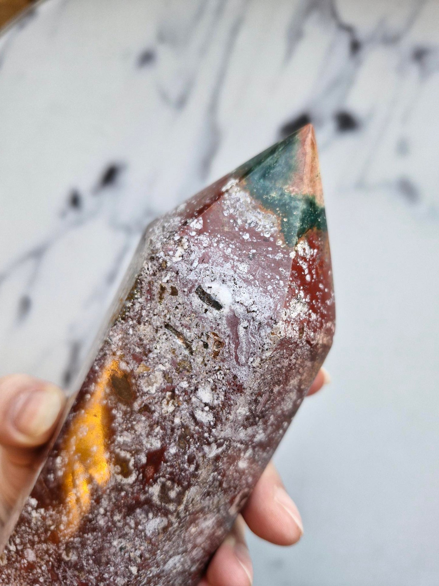 Gorgeous Red Sea Jasper Tower