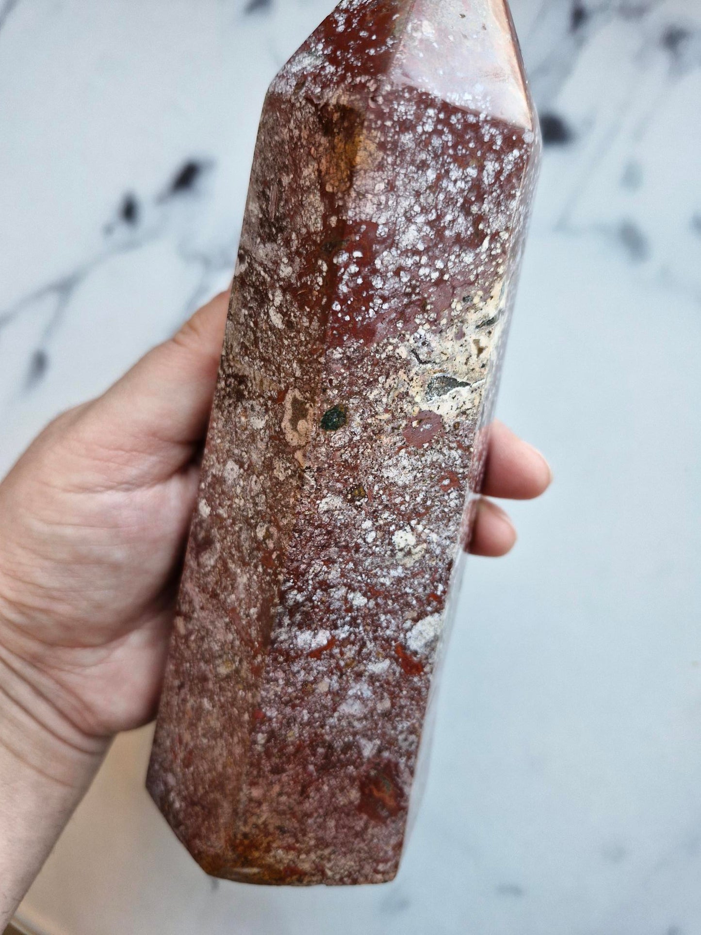 Gorgeous Red Sea Jasper Tower
