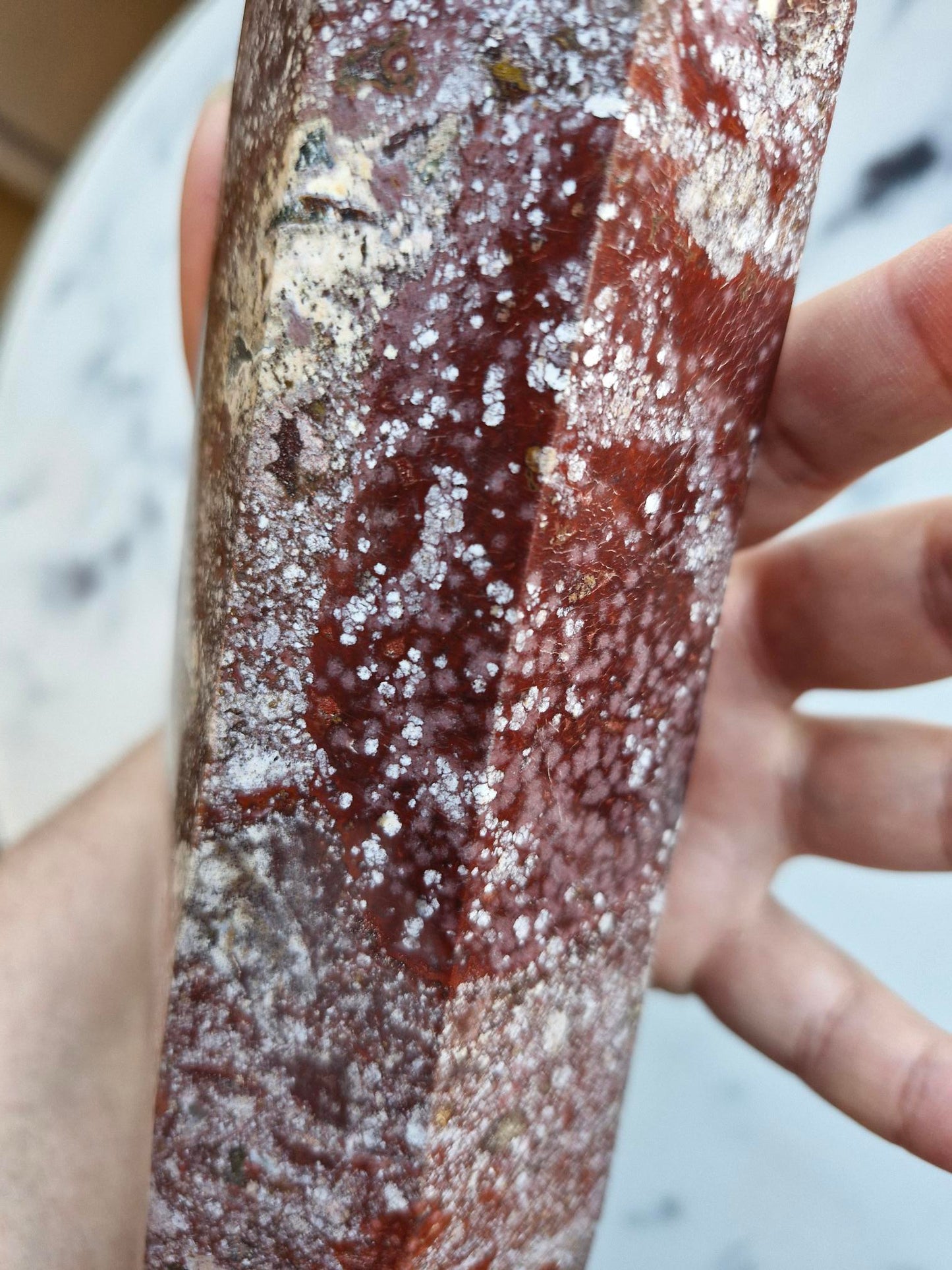 Gorgeous Red Sea Jasper Tower